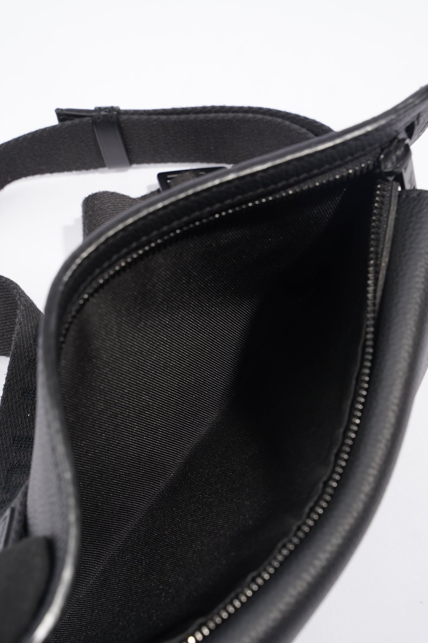 Louis Vuitton Aerogram Takeoff Sling Bum Bag Black Leather