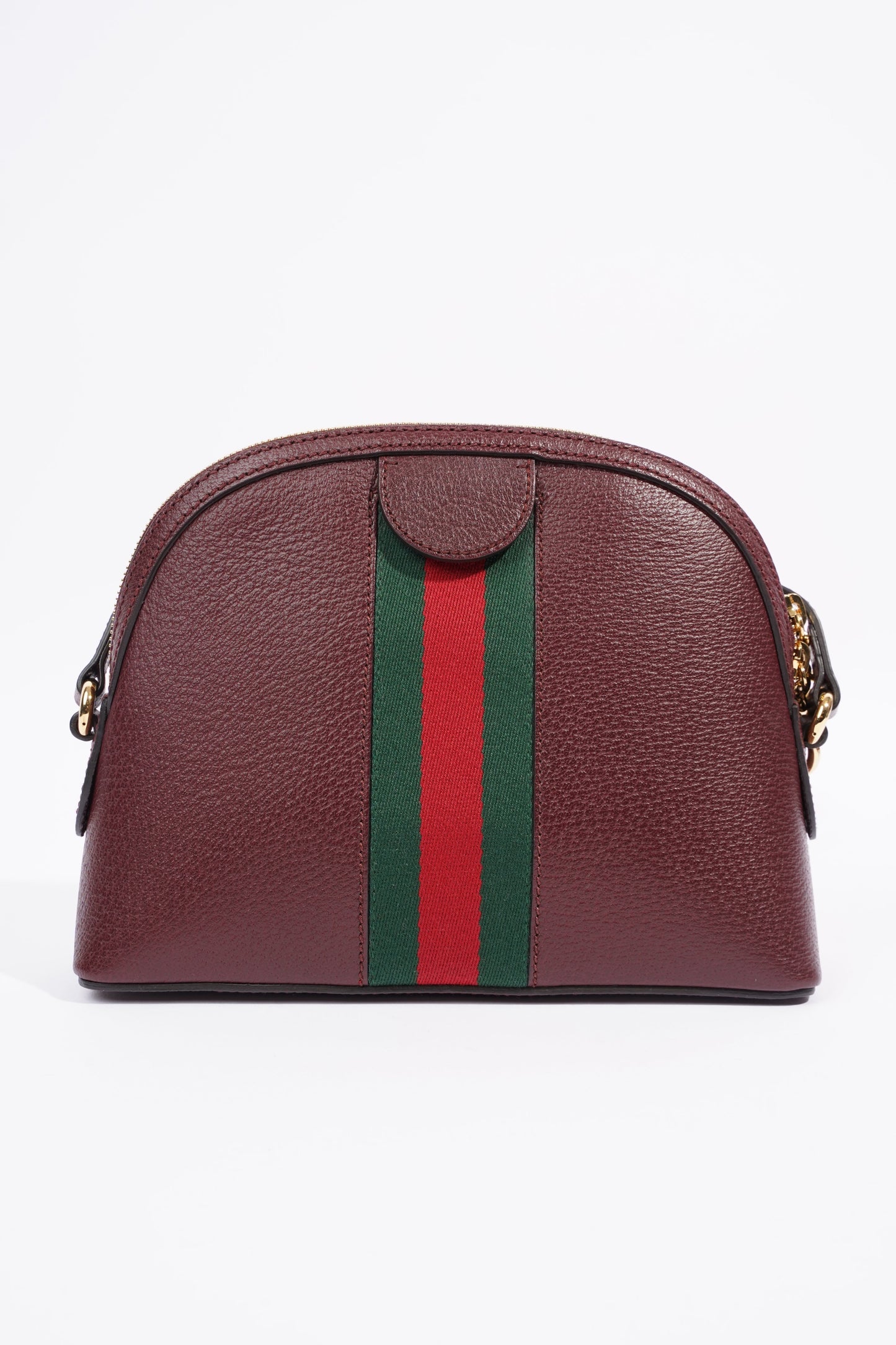 Gucci Ophidia GG Shoulder Bag Wine / Green / Red Leather