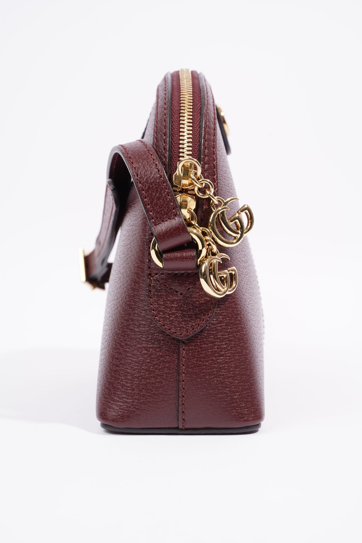 Gucci Ophidia GG Shoulder Bag Wine / Green / Red Leather