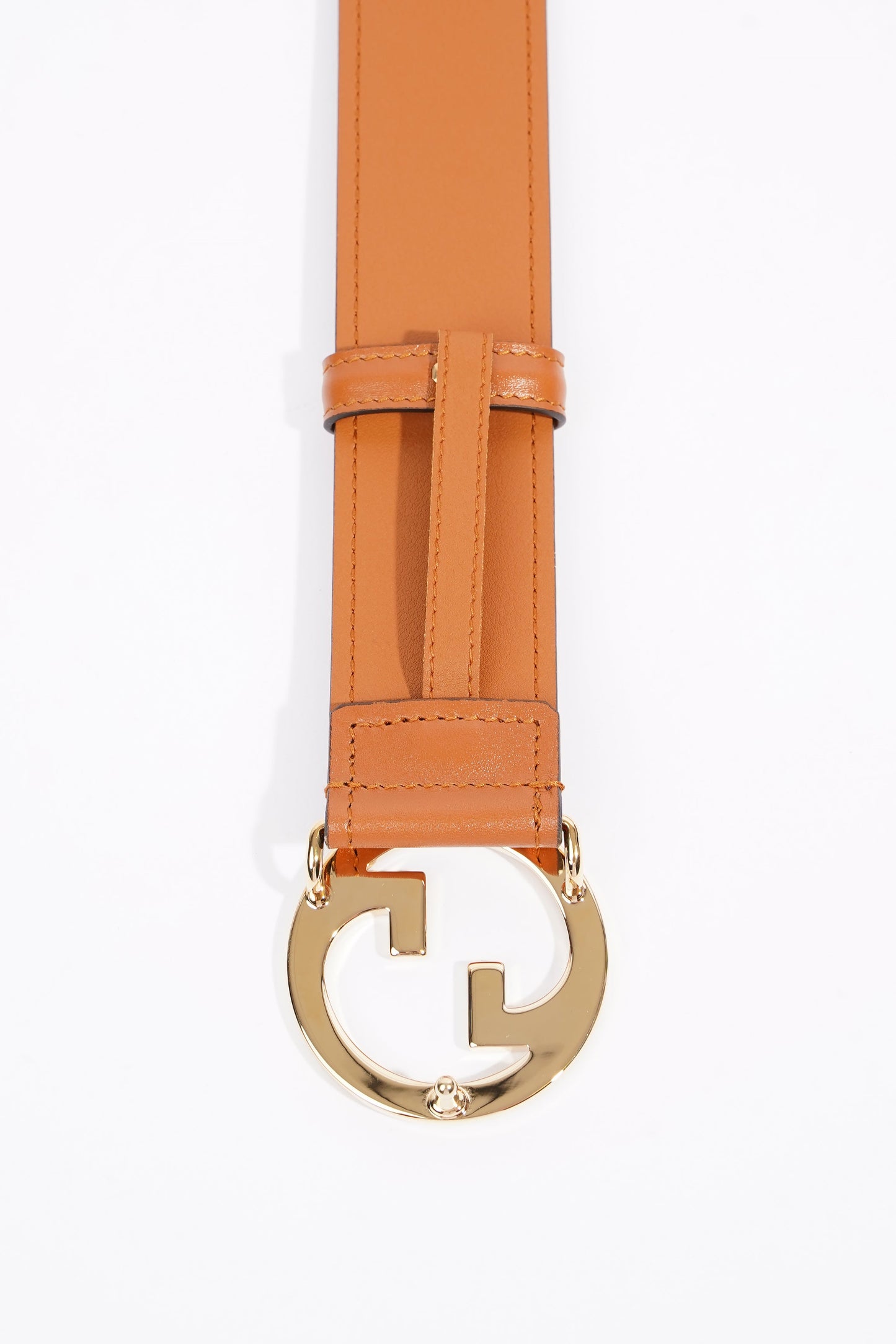 Gucci Interlock GG Belt Tan Leather 100cm