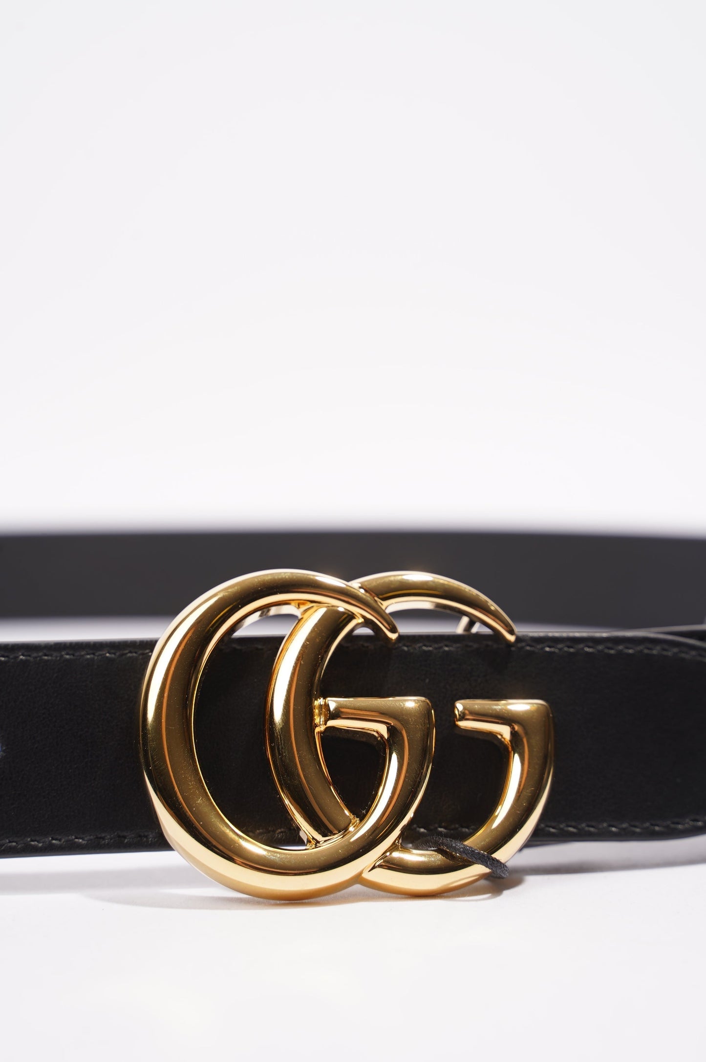Gucci Marmont Belt Black Leather 100cm