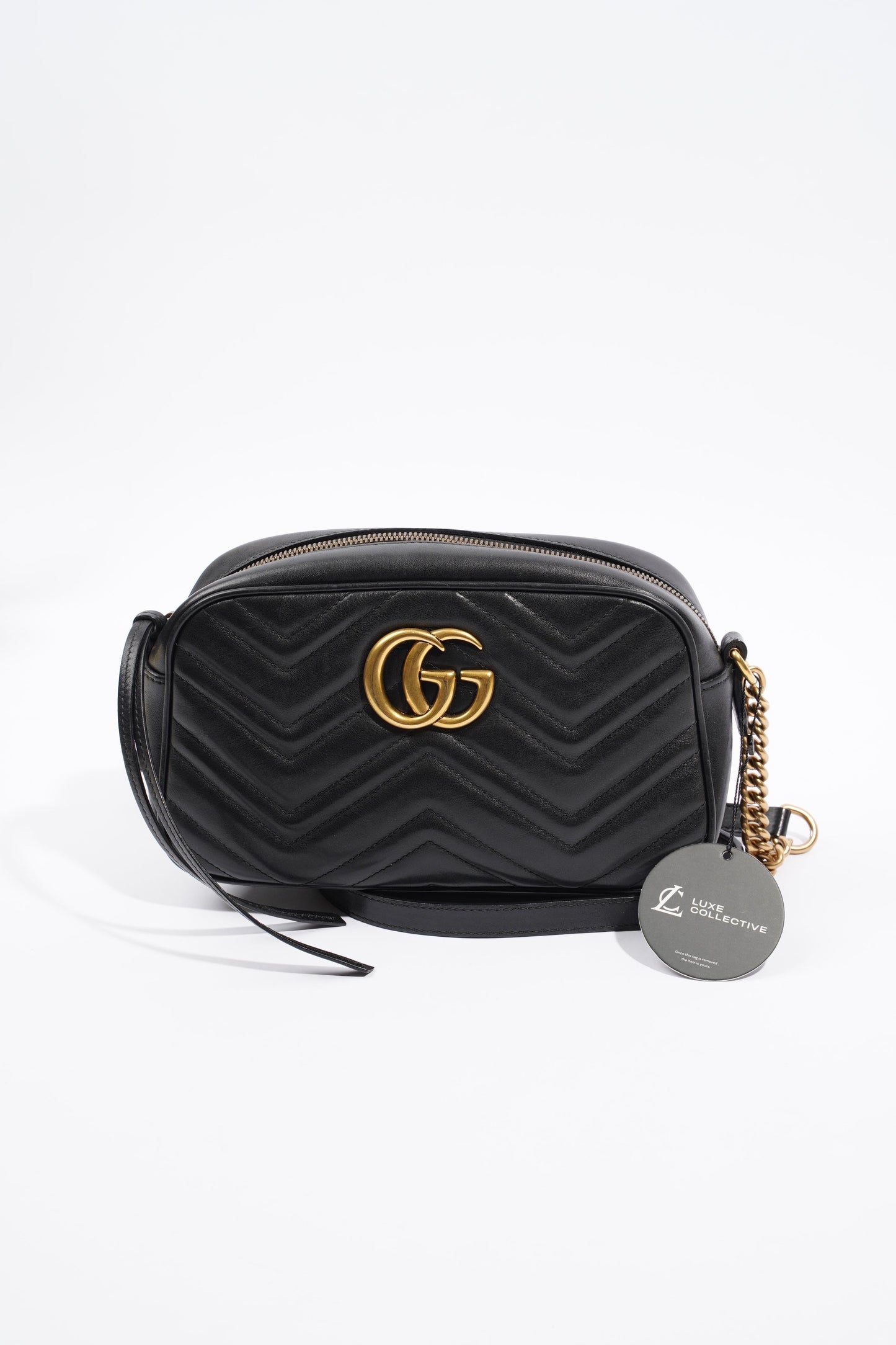 Gucci GG Marmont Bag Black Leather Small