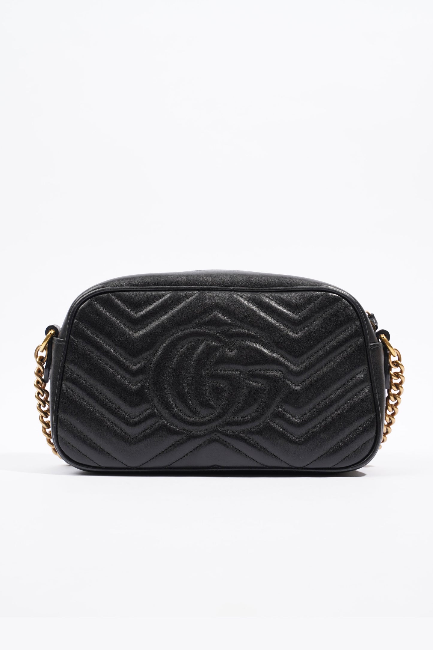 Gucci GG Marmont Bag Black Leather Small