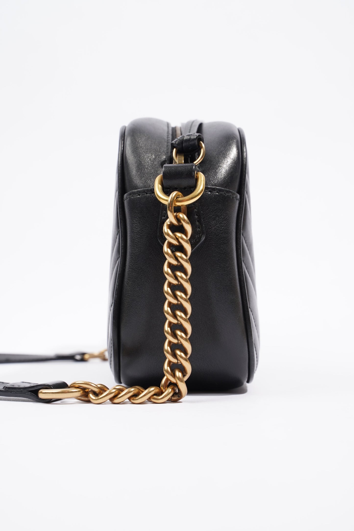 Gucci GG Marmont Bag Black Leather Small