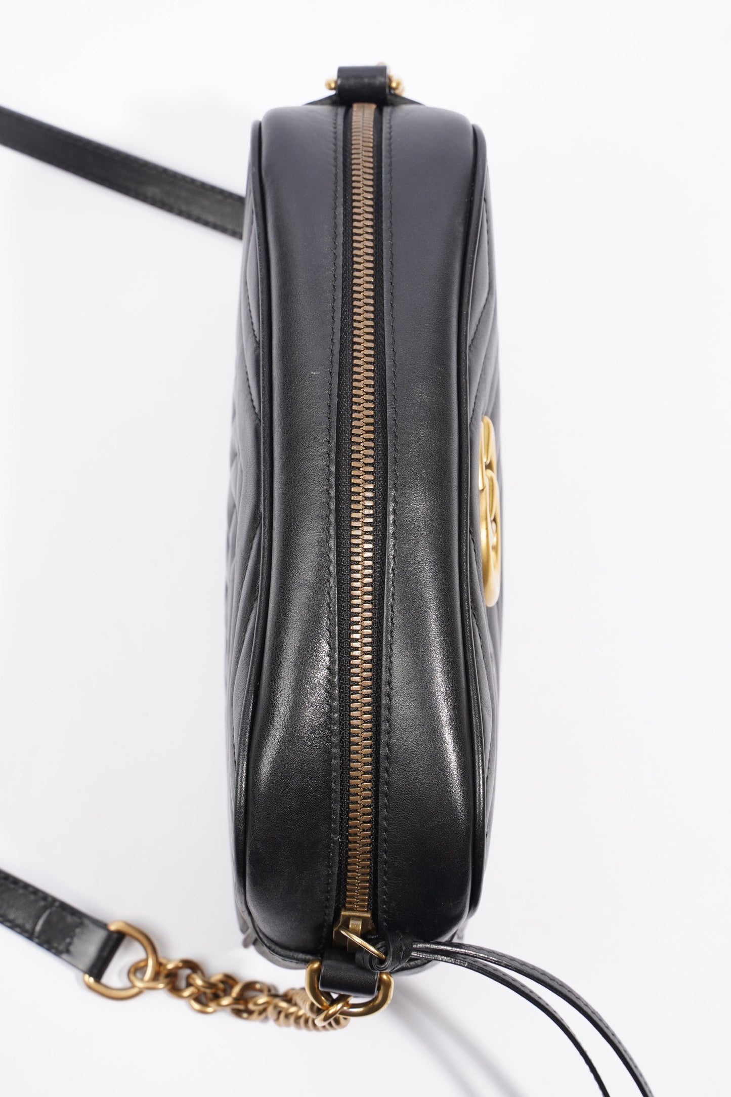 Gucci GG Marmont Bag Black Leather Small