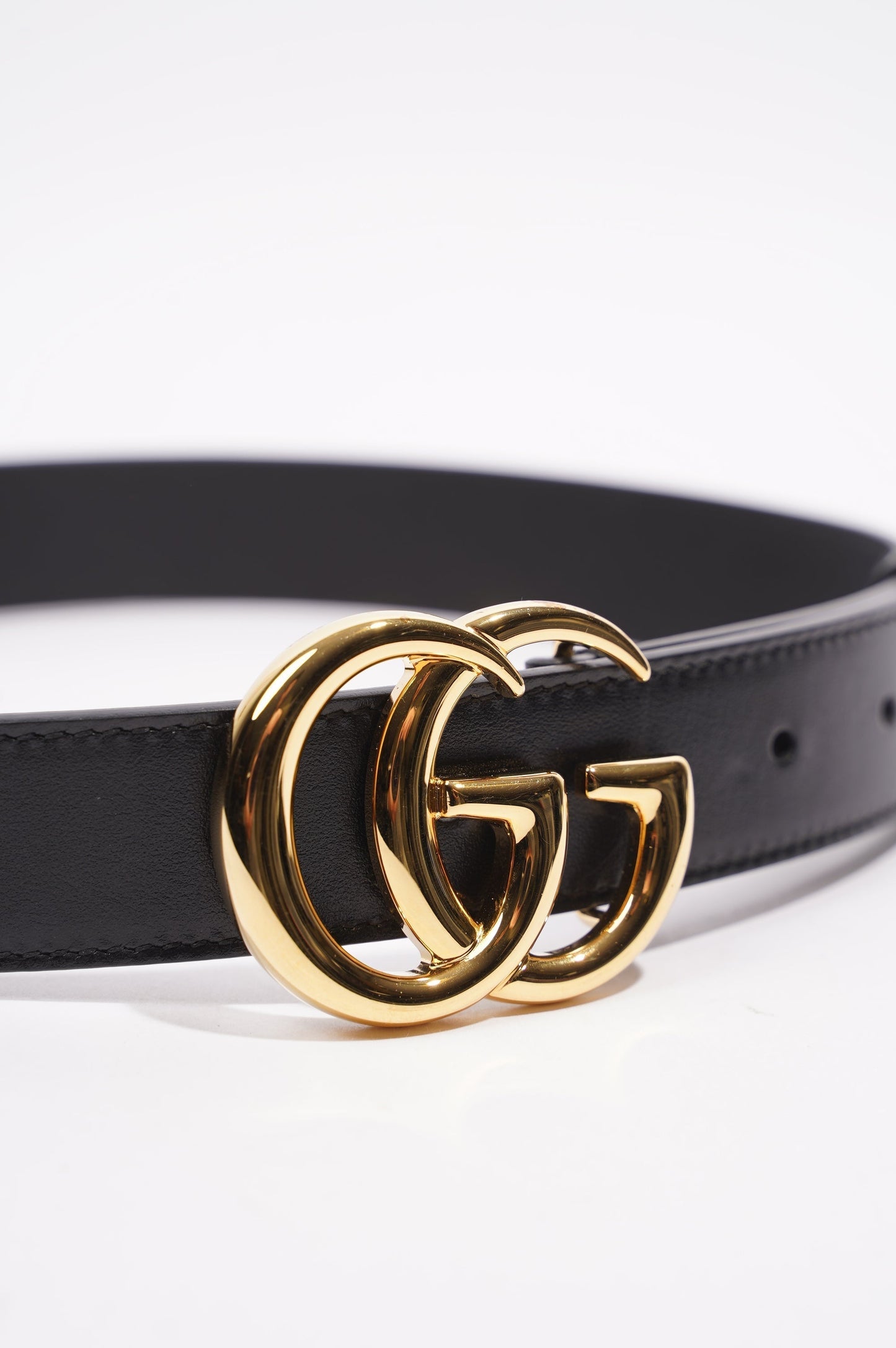 Gucci Marmont Belt Black Leather 70cm 28"