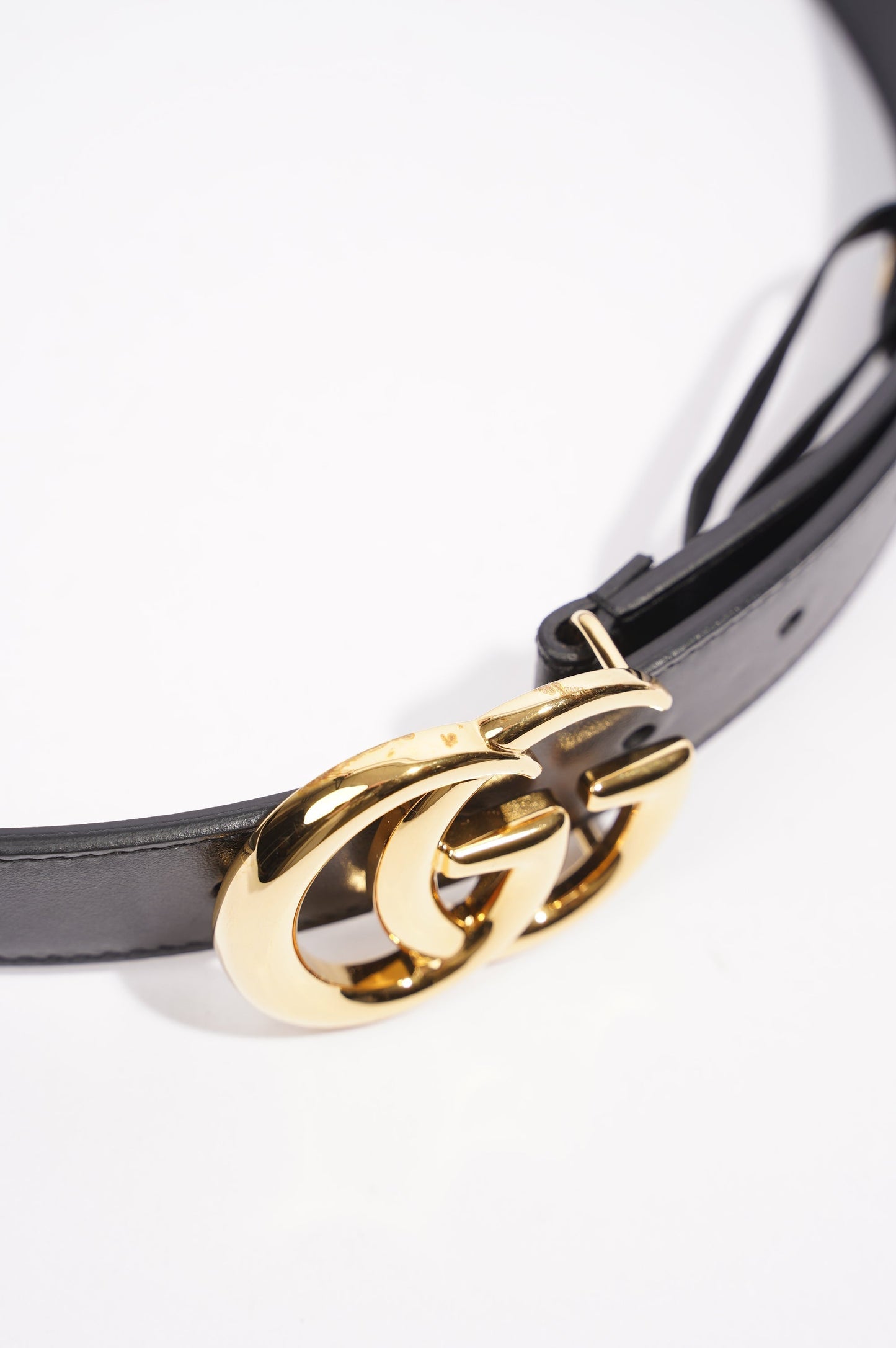 Gucci Marmont Belt Black Leather 70cm 28"