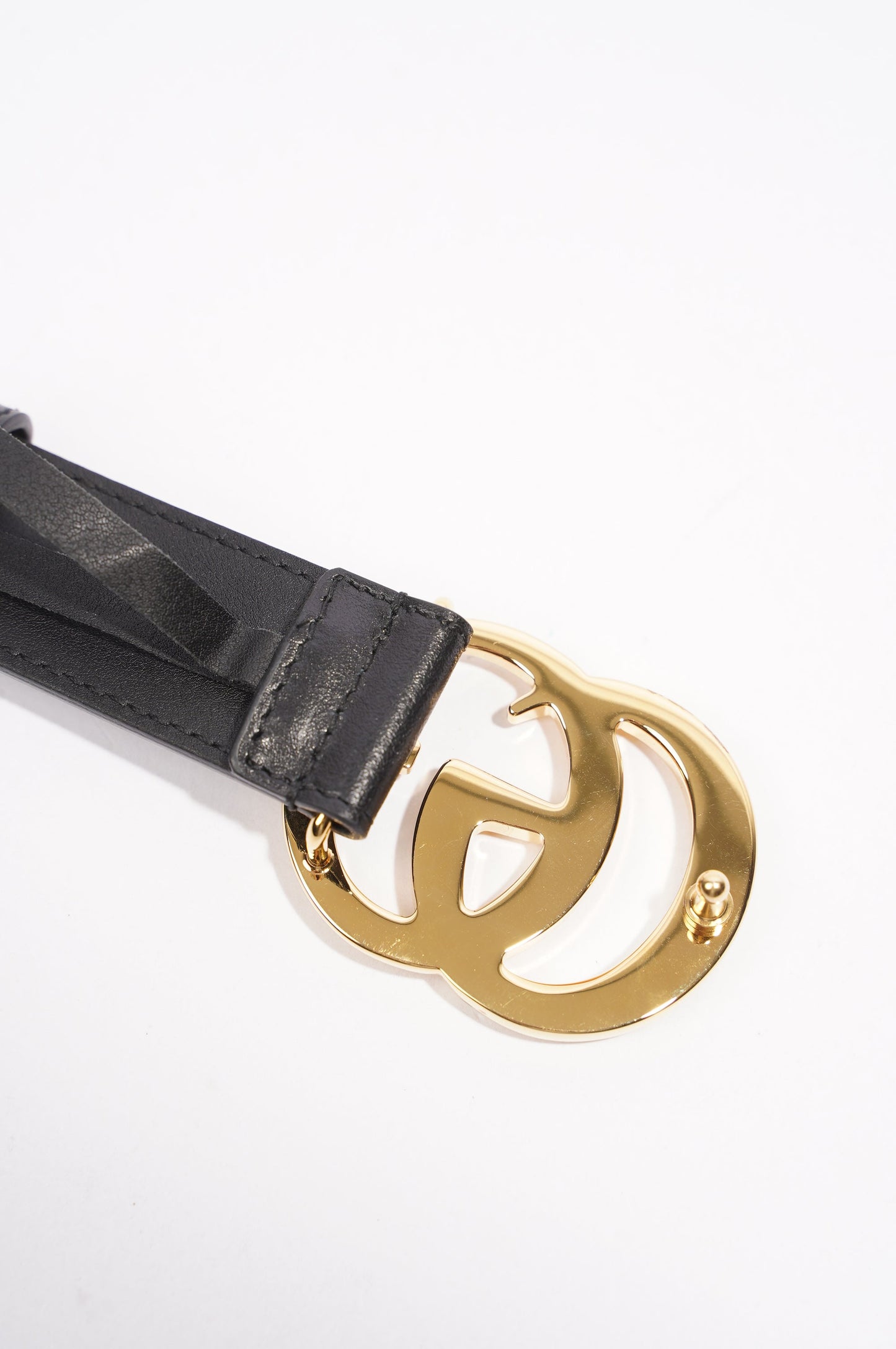 Gucci Marmont Belt Black Leather 70cm 28"