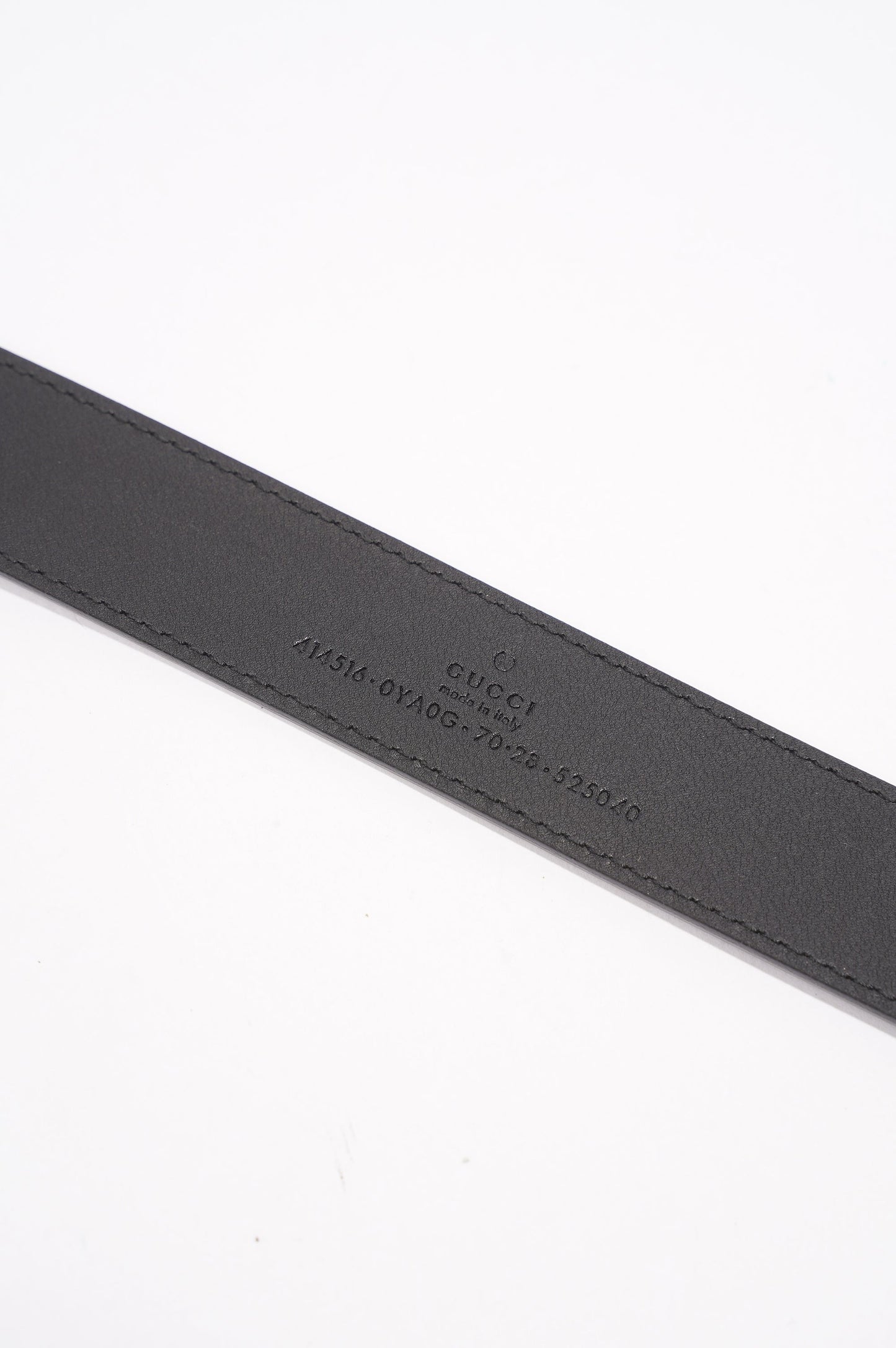 Gucci Marmont Belt Black Leather 70cm 28"