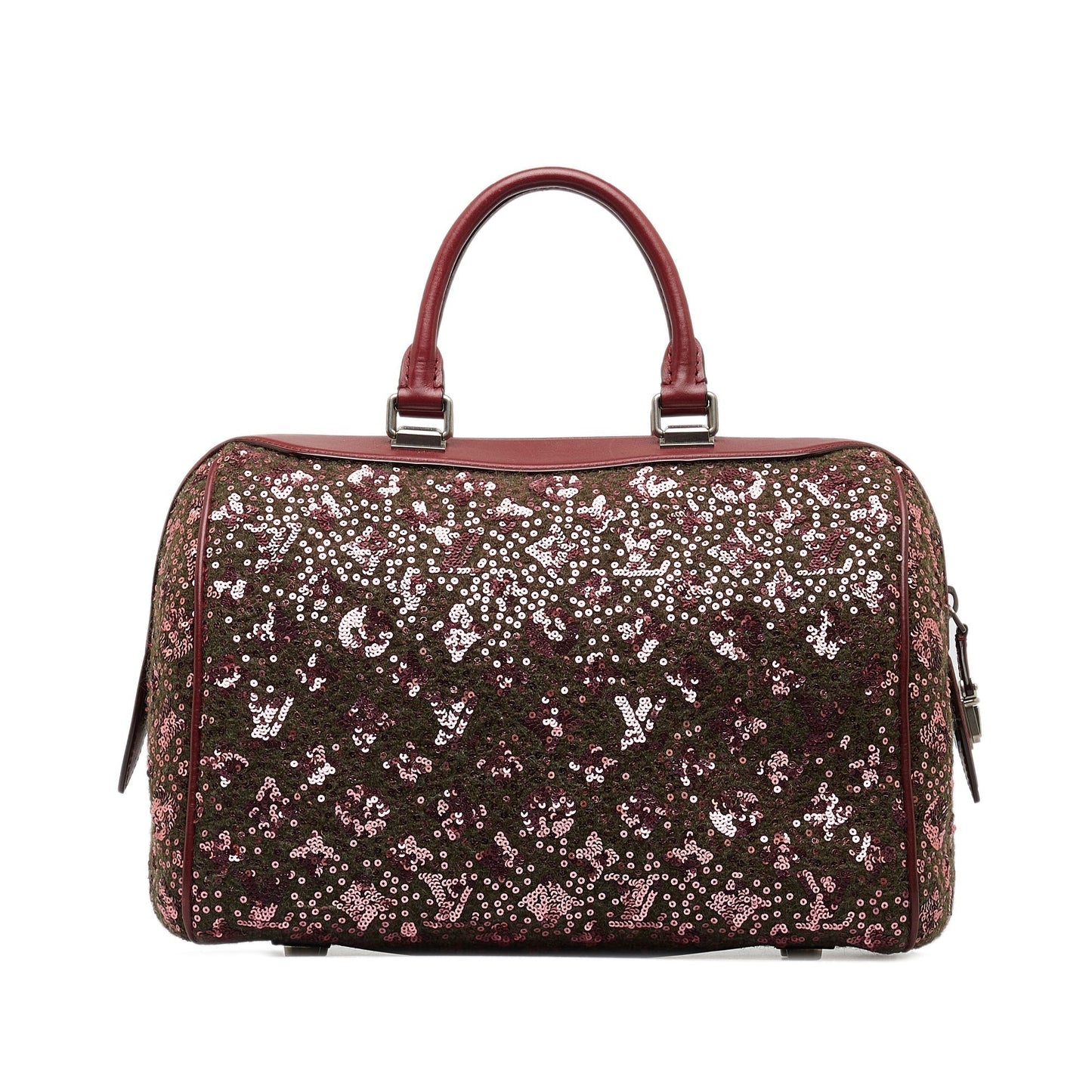 Burgundy Louis Vuitton Monogram Sunshine Express Speedy 30 Boston Bag