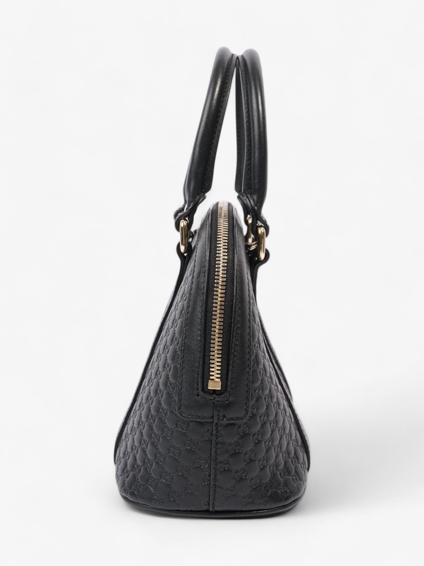 Gucci Guccisima Dome Black Leather Small