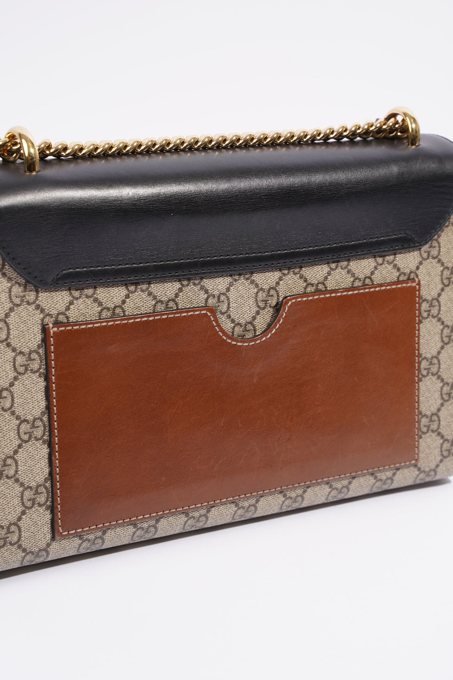 Gucci Padlock Bag Supreme / Black Coated Canvas Medium