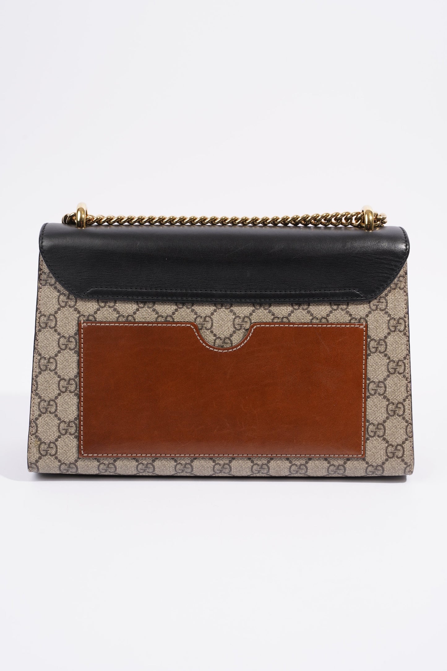 Gucci Padlock Bag Supreme / Black Coated Canvas Medium