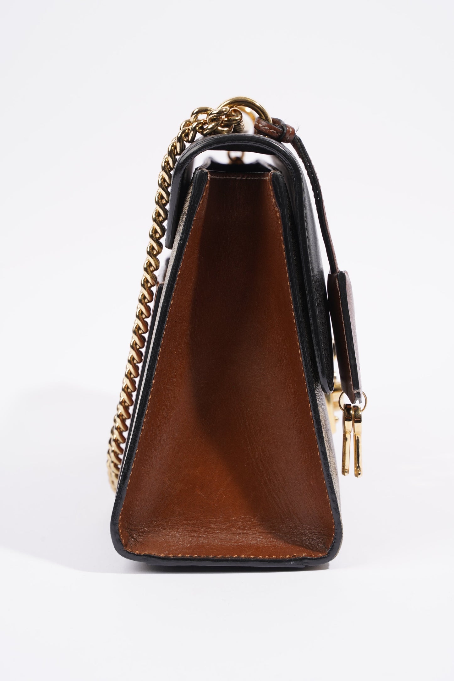 Gucci Padlock Bag Supreme / Black Coated Canvas Medium
