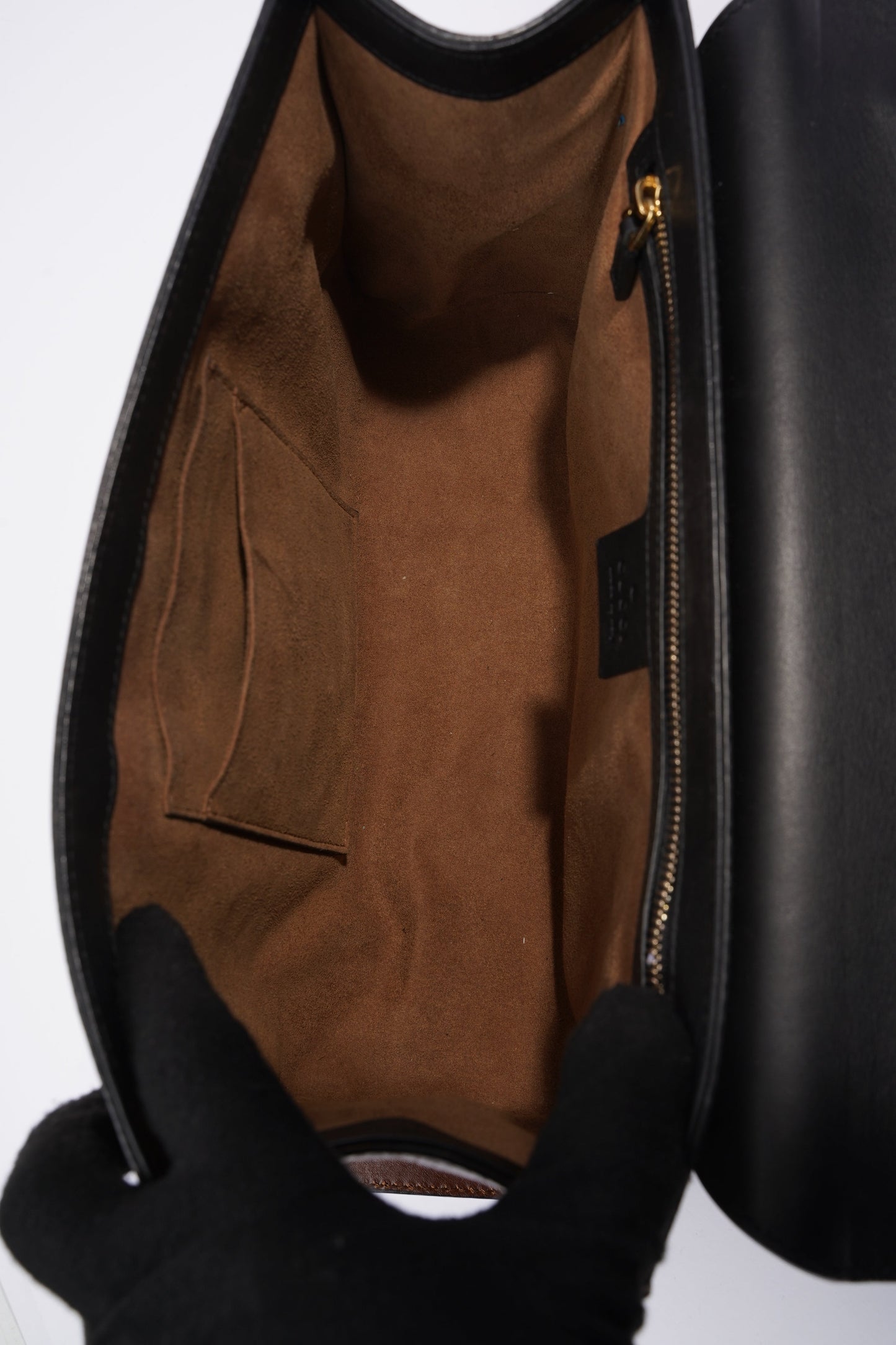 Gucci Padlock Bag Supreme / Black Coated Canvas Medium