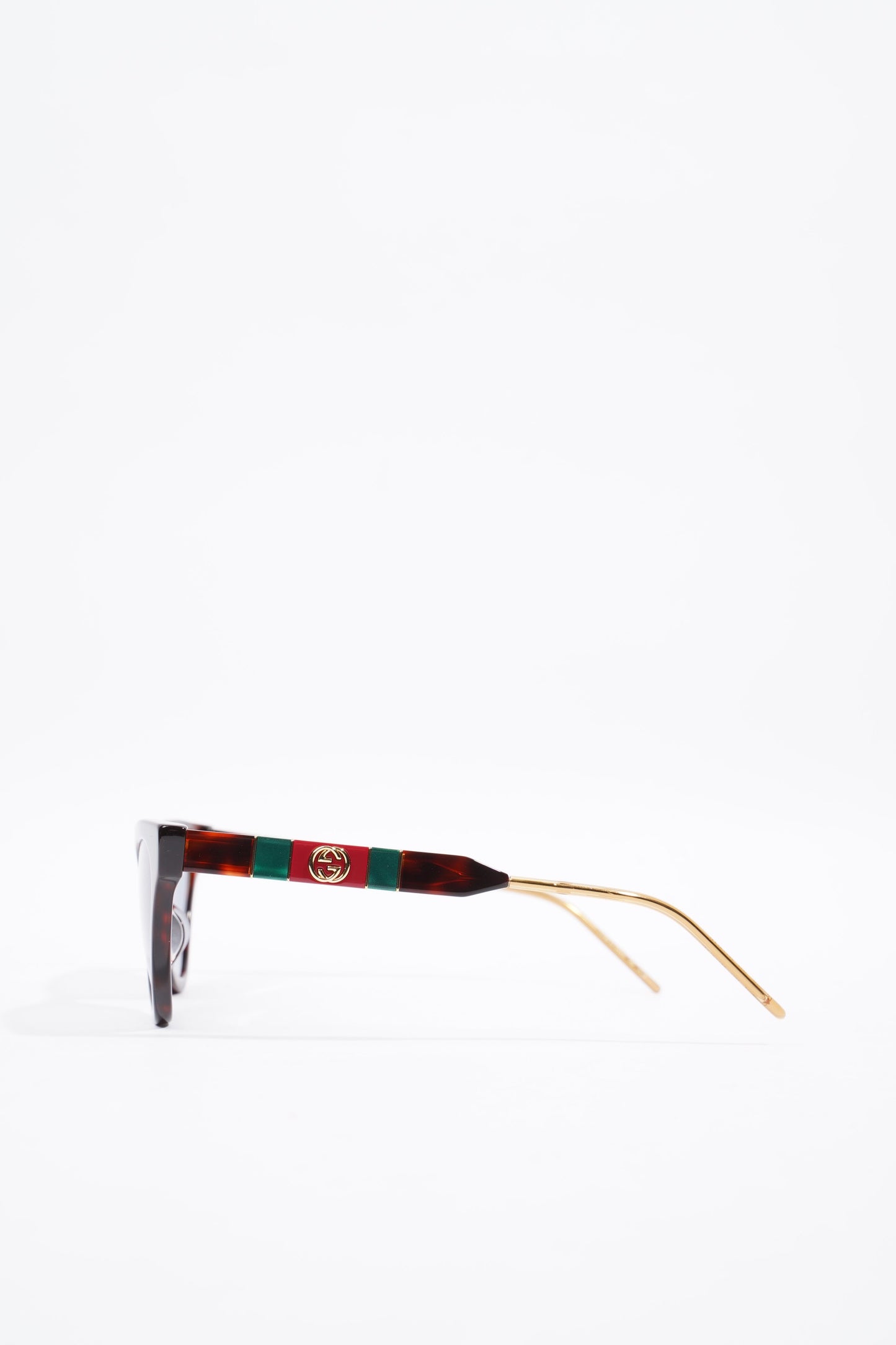 Gucci GG0597S Sunglasses Tortoise Shell Acetate 145
