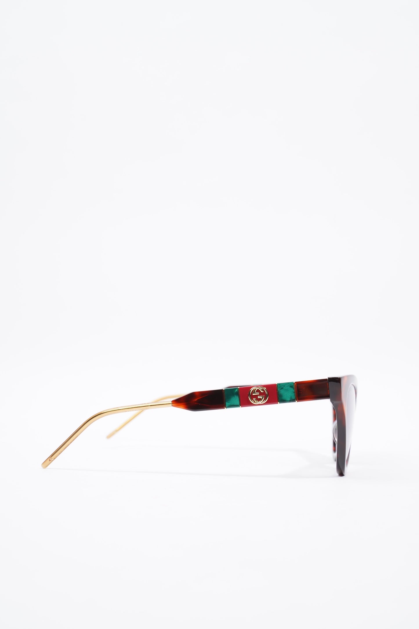 Gucci GG0597S Sunglasses Tortoise Shell Acetate 145
