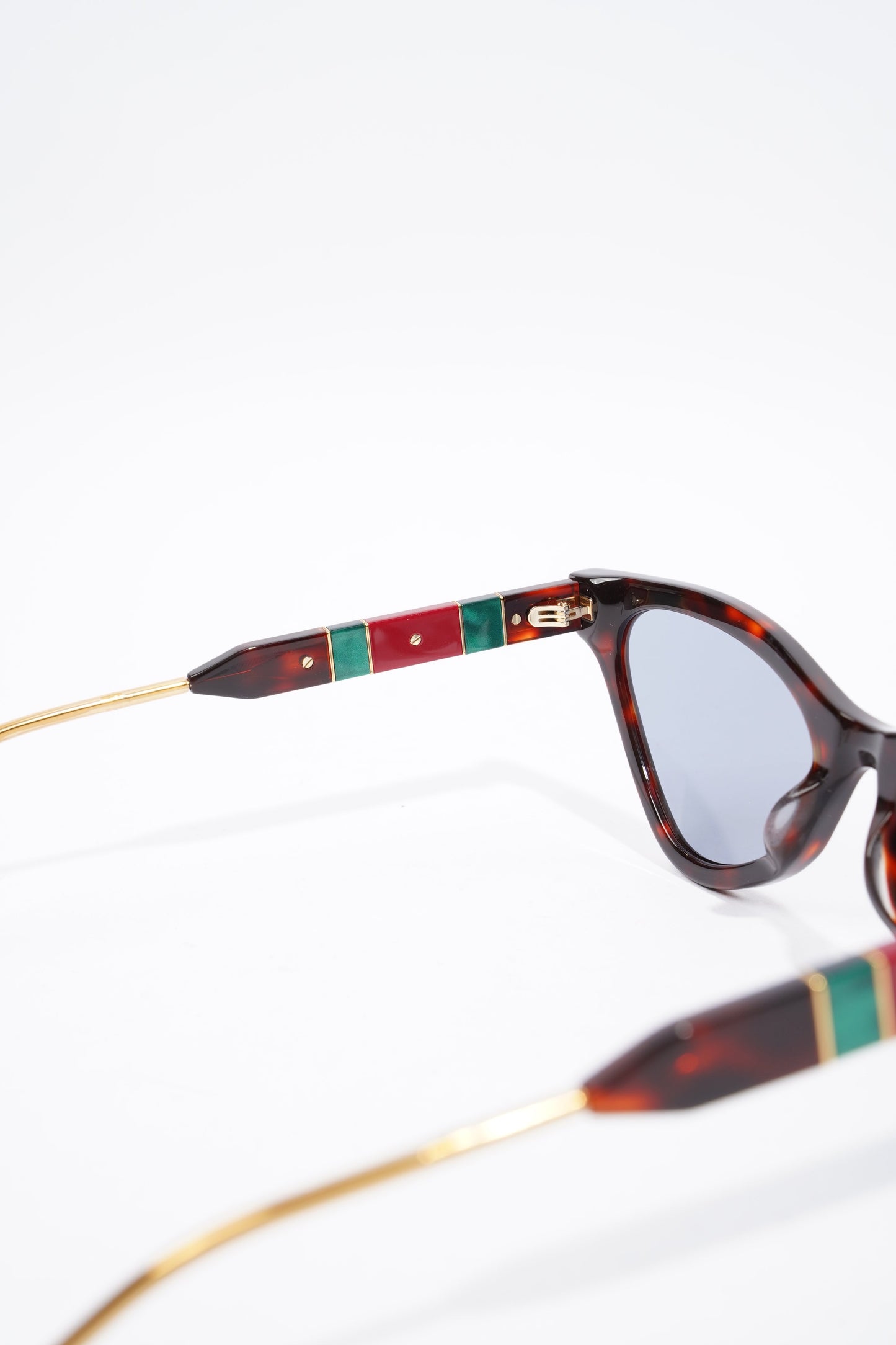 Gucci GG0597S Sunglasses Tortoise Shell Acetate 145