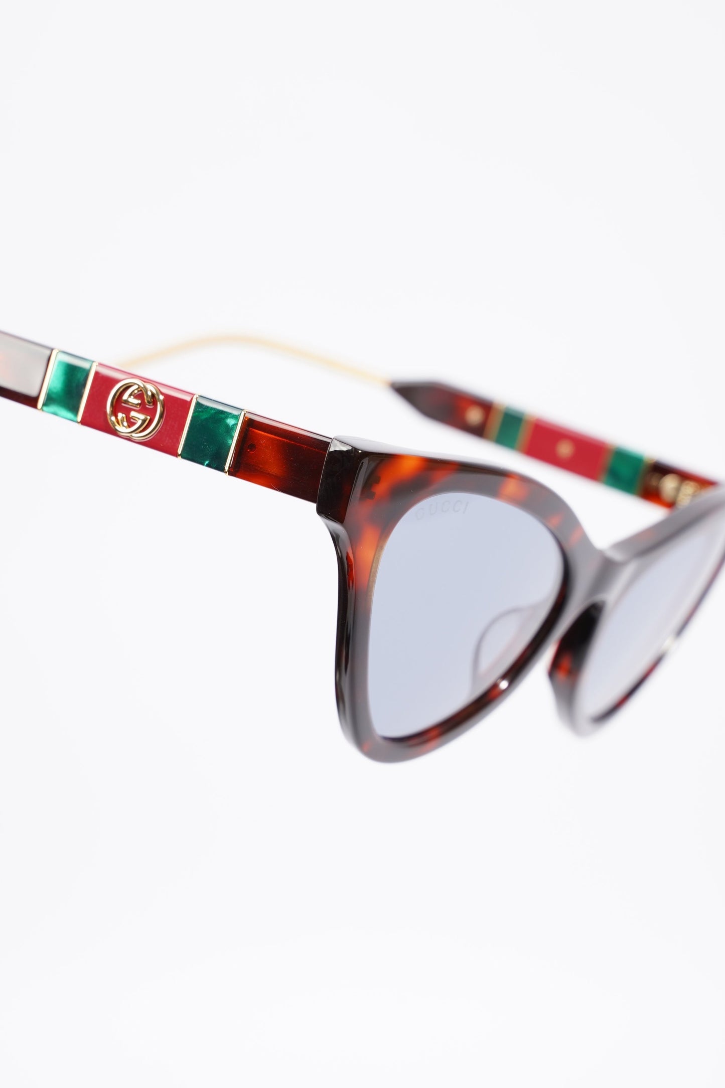 Gucci GG0597S Sunglasses Tortoise Shell Acetate 145