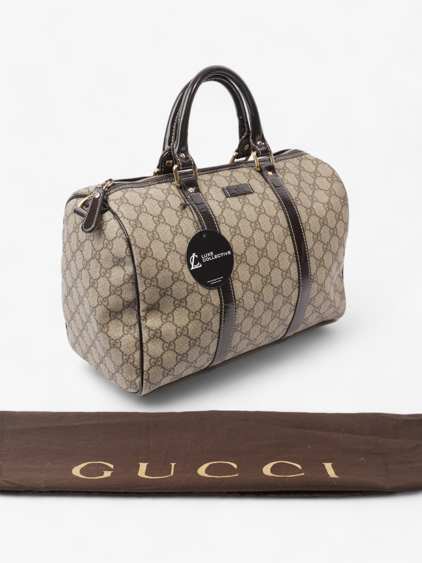 Gucci Boston Bag GG Supreme Coated Canvas