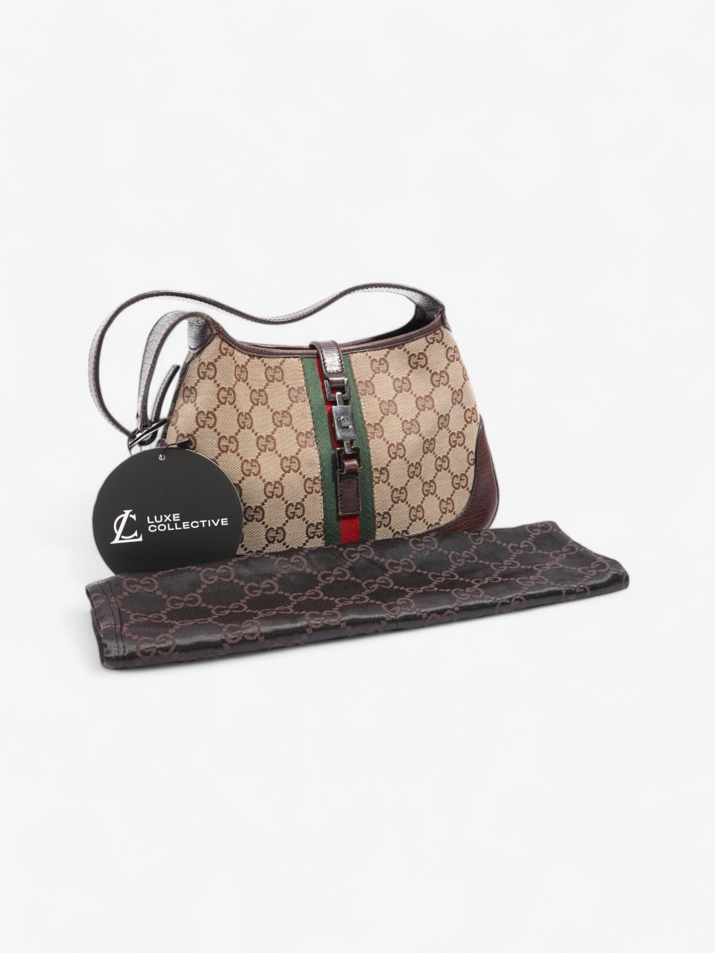 Gucci Jackie GG Supreme / Green / Red Canvas