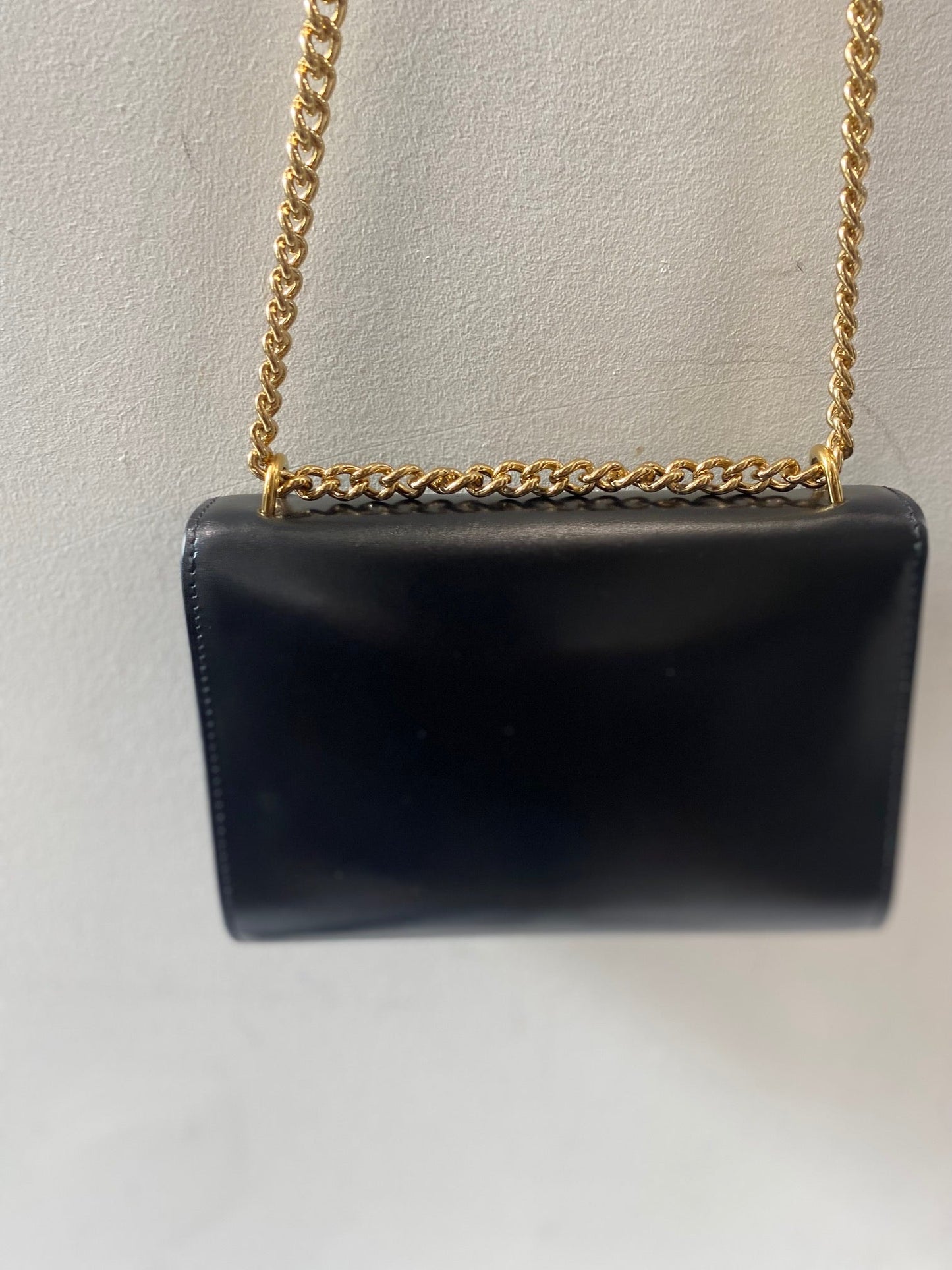 LOUIS VUITTON CALFSKIN LEATHER LOUISE CHAIN CROSSBODY
