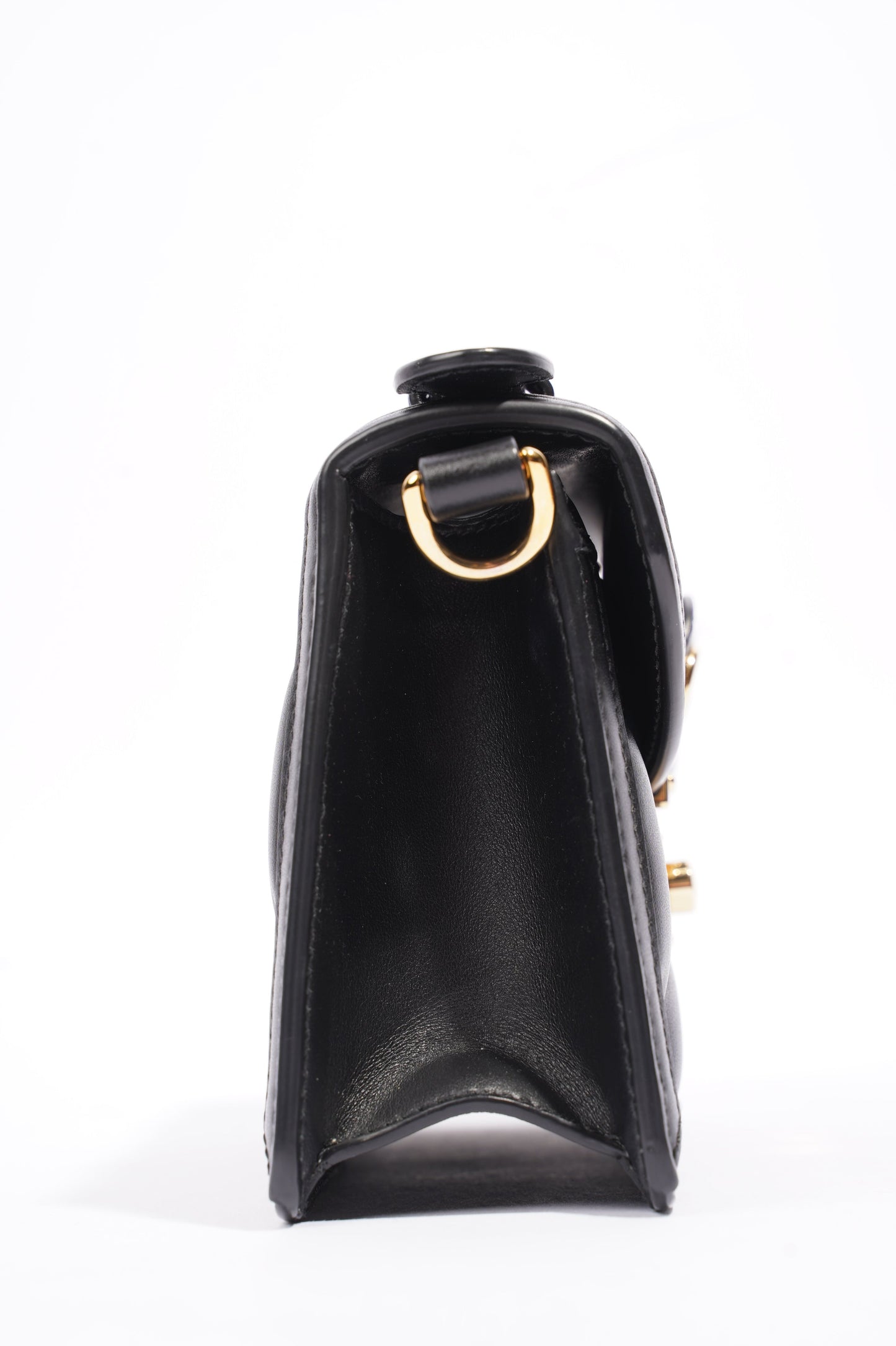 Gucci GG Matelasse Top Handle Black Matelasse Leather Small