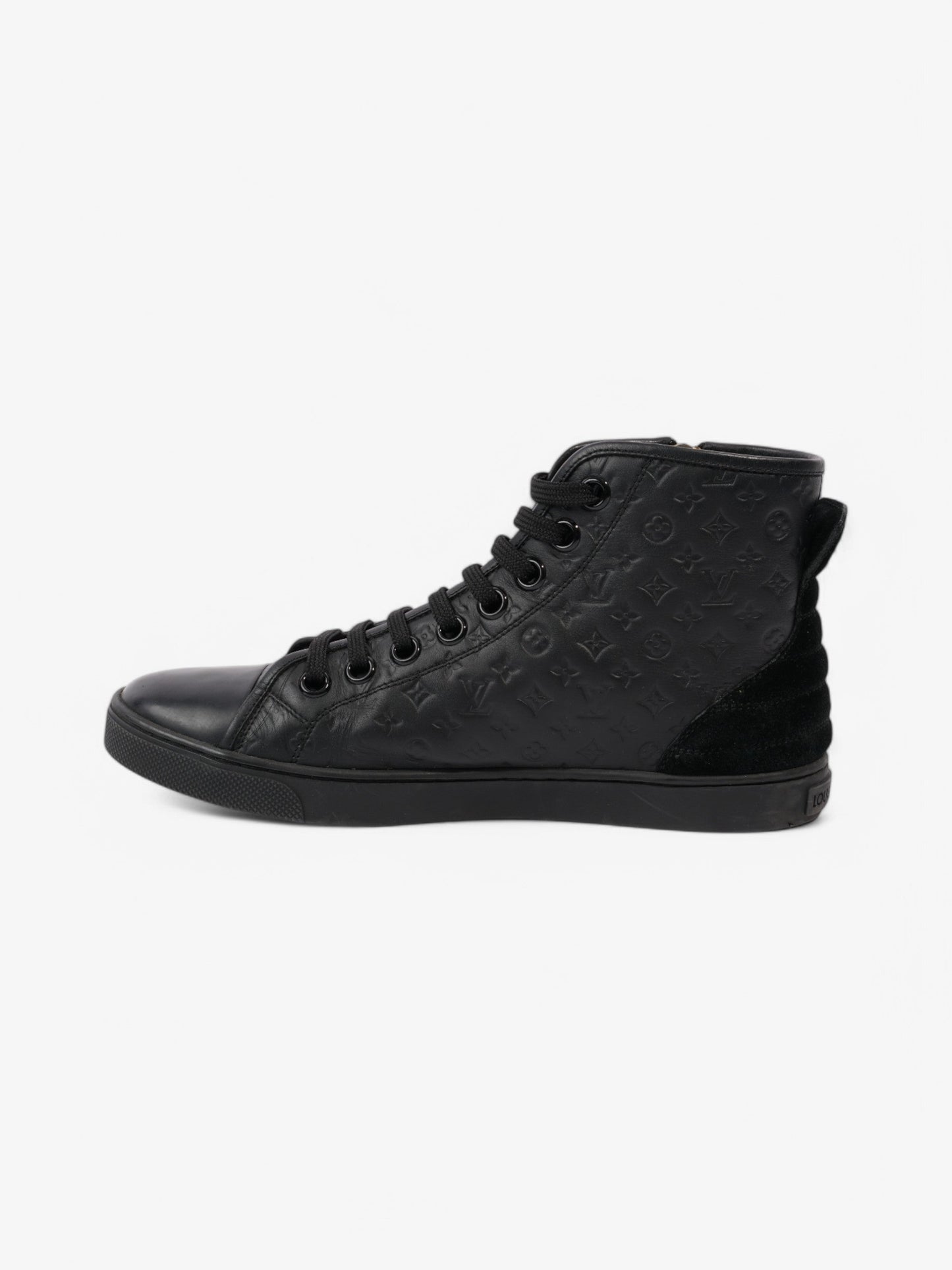 Louis Vuitton Embossed High-tops Black Embossed Leather EU 37.5 UK 4.5