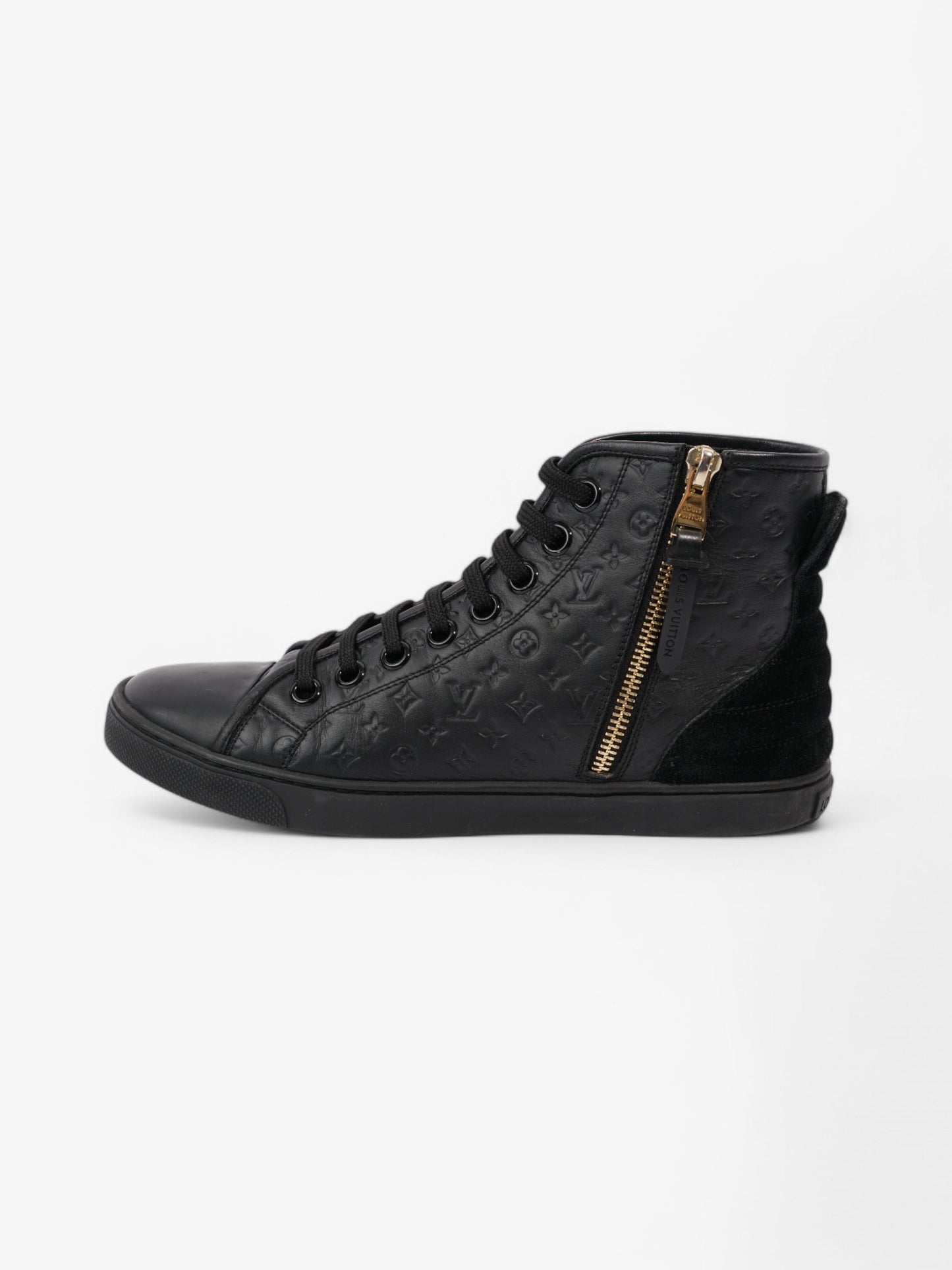 Louis Vuitton Embossed High-tops Black Embossed Leather EU 37.5 UK 4.5
