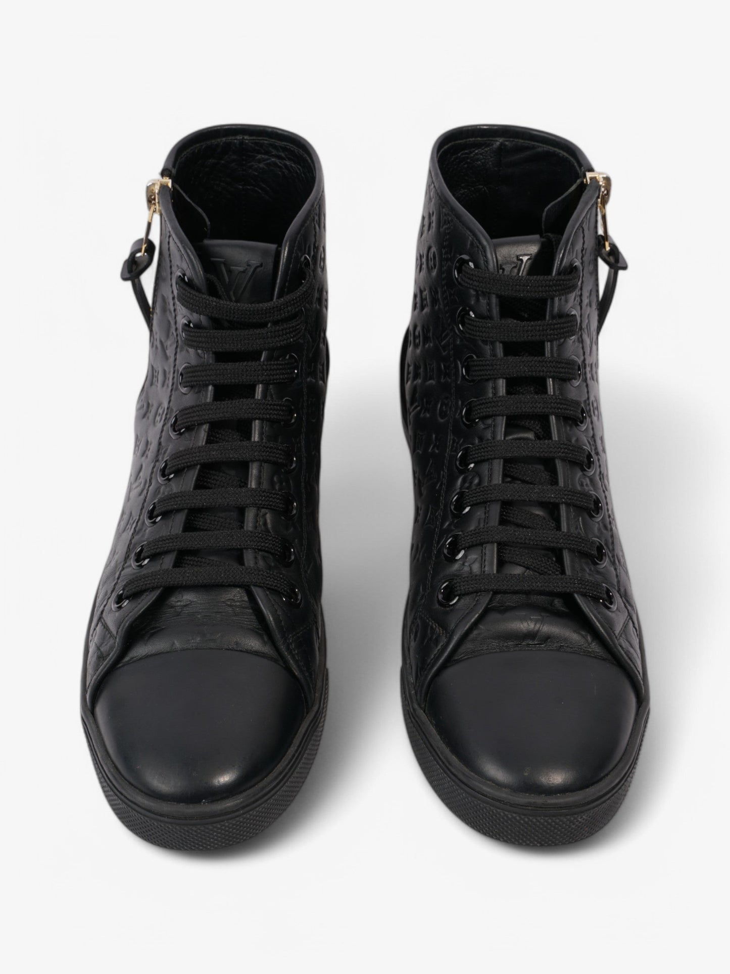 Louis Vuitton Embossed High-tops Black Embossed Leather EU 37.5 UK 4.5