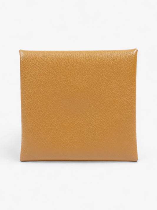 Hermes Bastia Change Purse Brown Leather