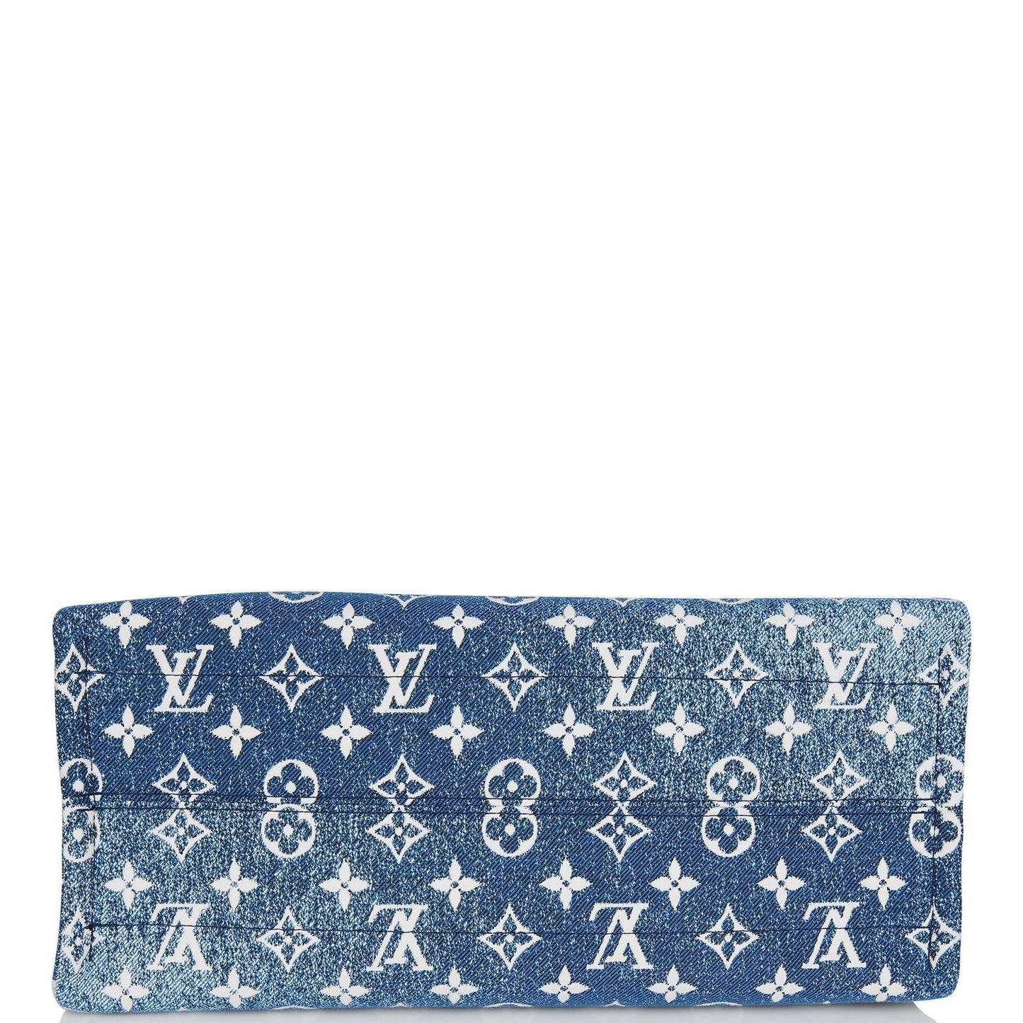 Louis Vuitton Blue Denim Monogram OnTheGo MM