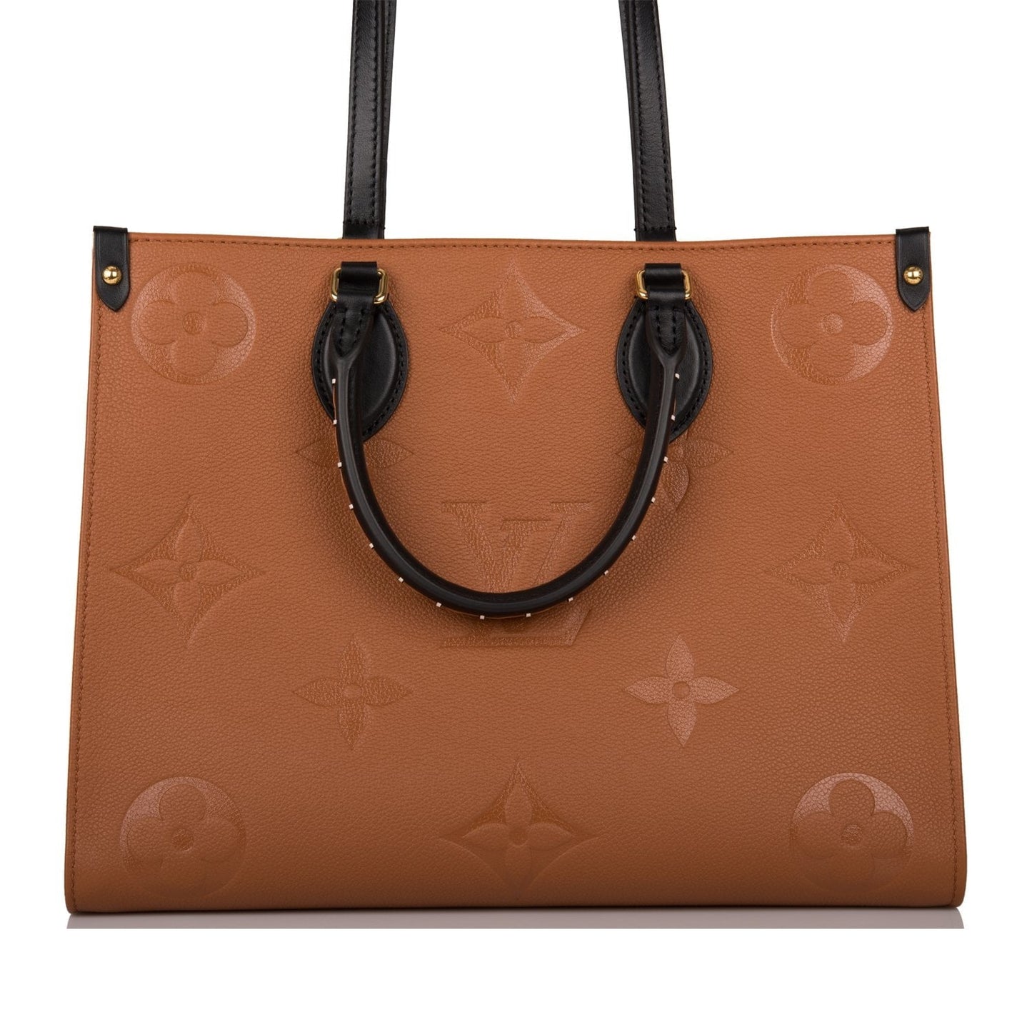 Louis Vuitton Caramel Wild At Heart Empreinte Giant Monogram OnTheGo MM