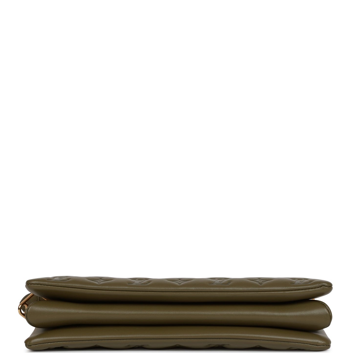 Louis Vuitton Coussin MM Khaki Green Lambskin Gold Hardware