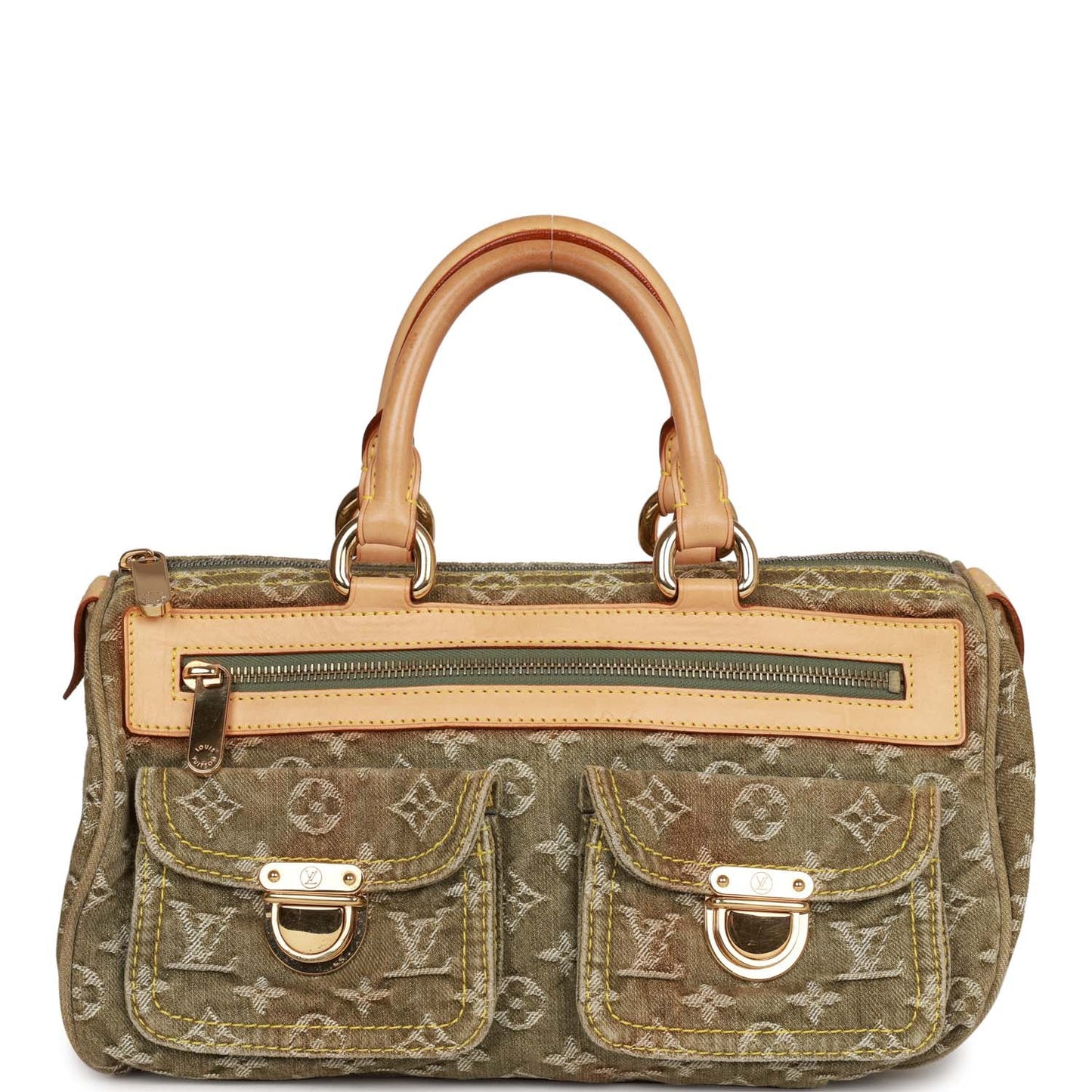 Louis Vuitton Green Monogram Denim Neo Speedy