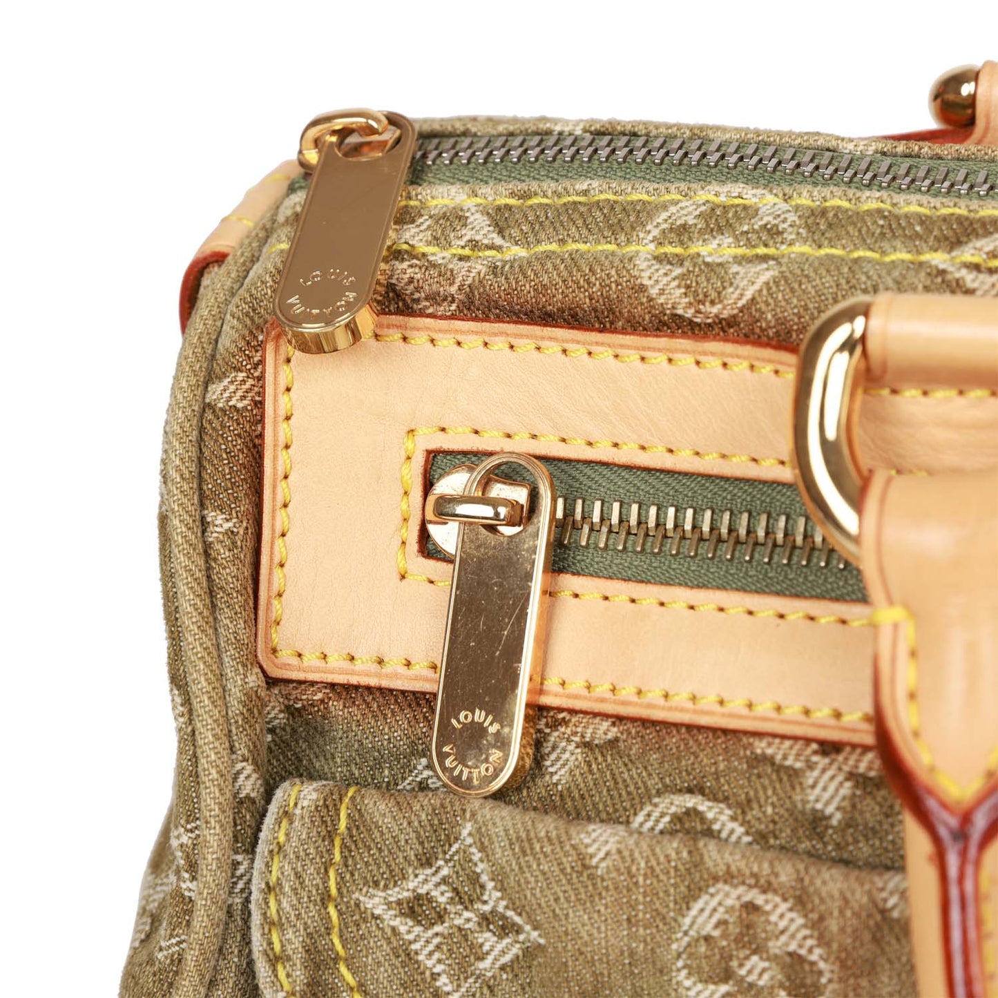 Louis Vuitton Green Monogram Denim Neo Speedy