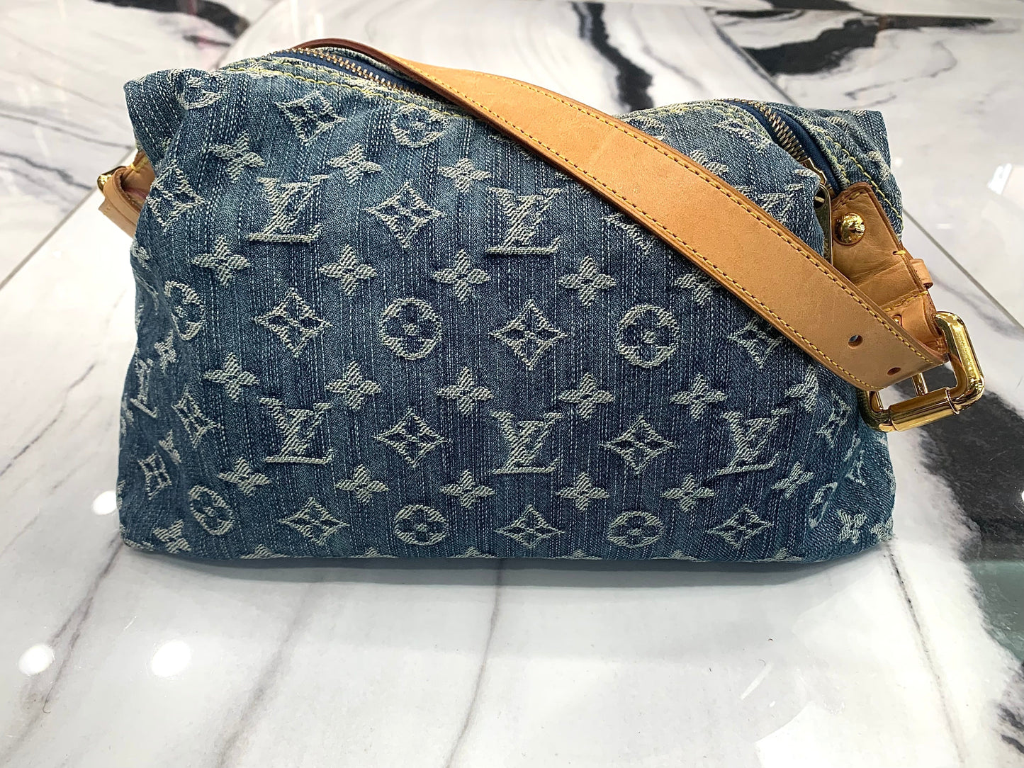 LOUIS VUITTON DENIM BAGGY PM
