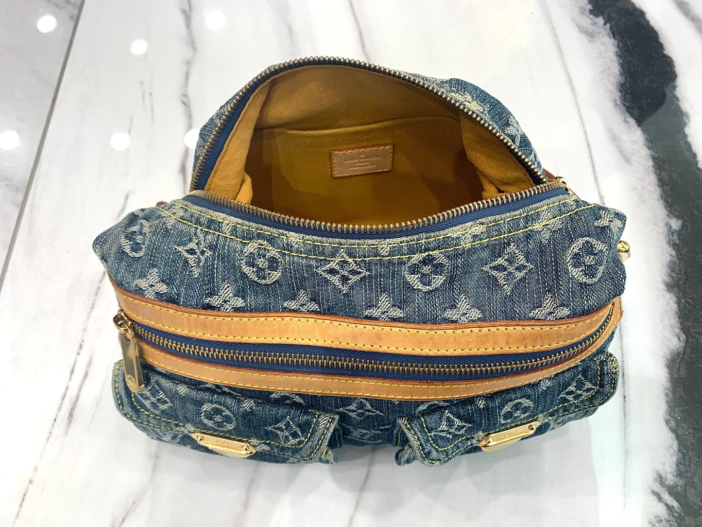 LOUIS VUITTON DENIM BAGGY PM
