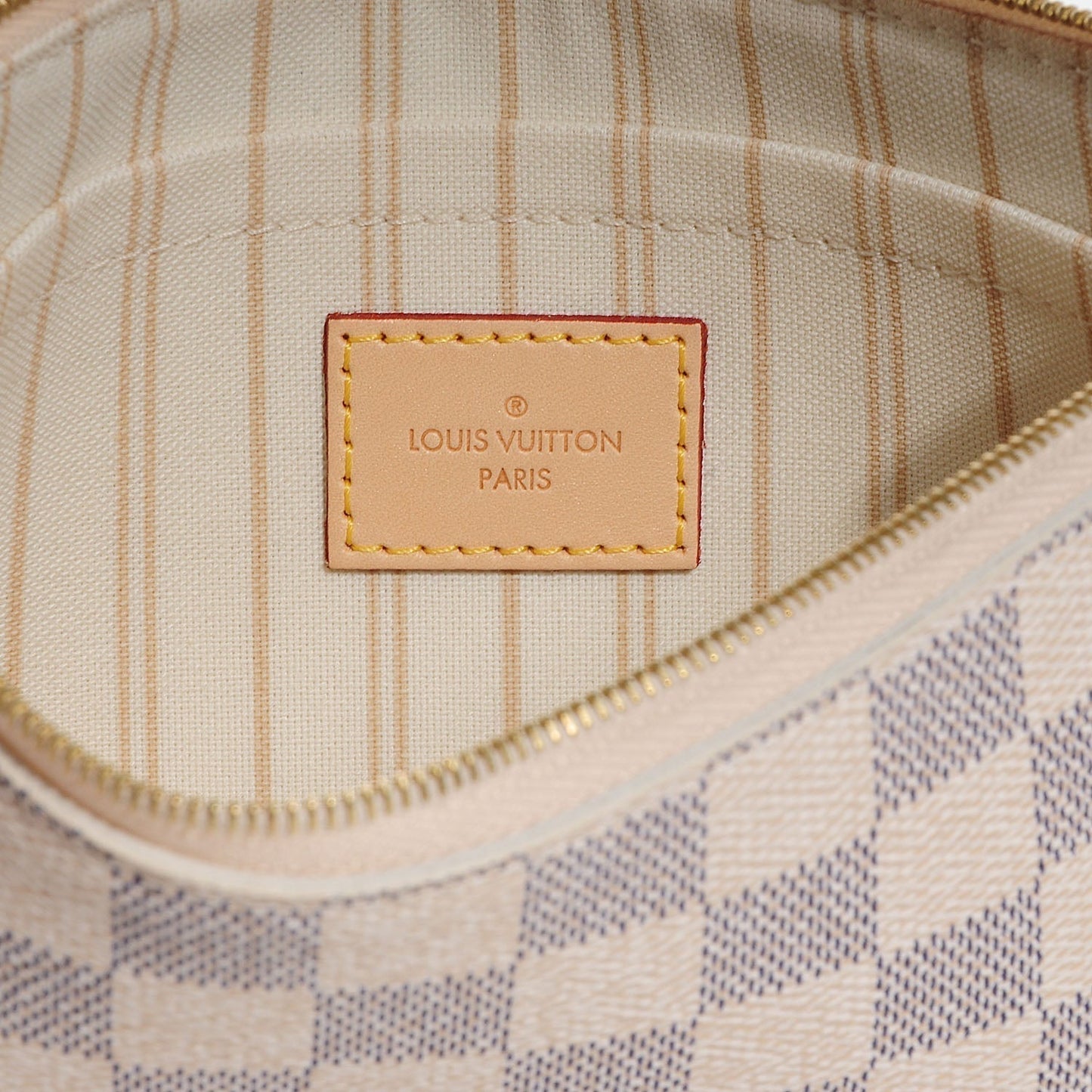 LOUIS VUITTON Damier Azur Neverfull MM GM Pochette