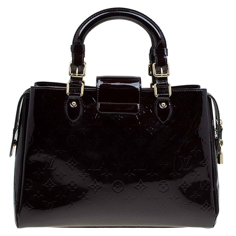 Louis Vuitton Bronze Monogram Vernis Melrose Avenue Bag