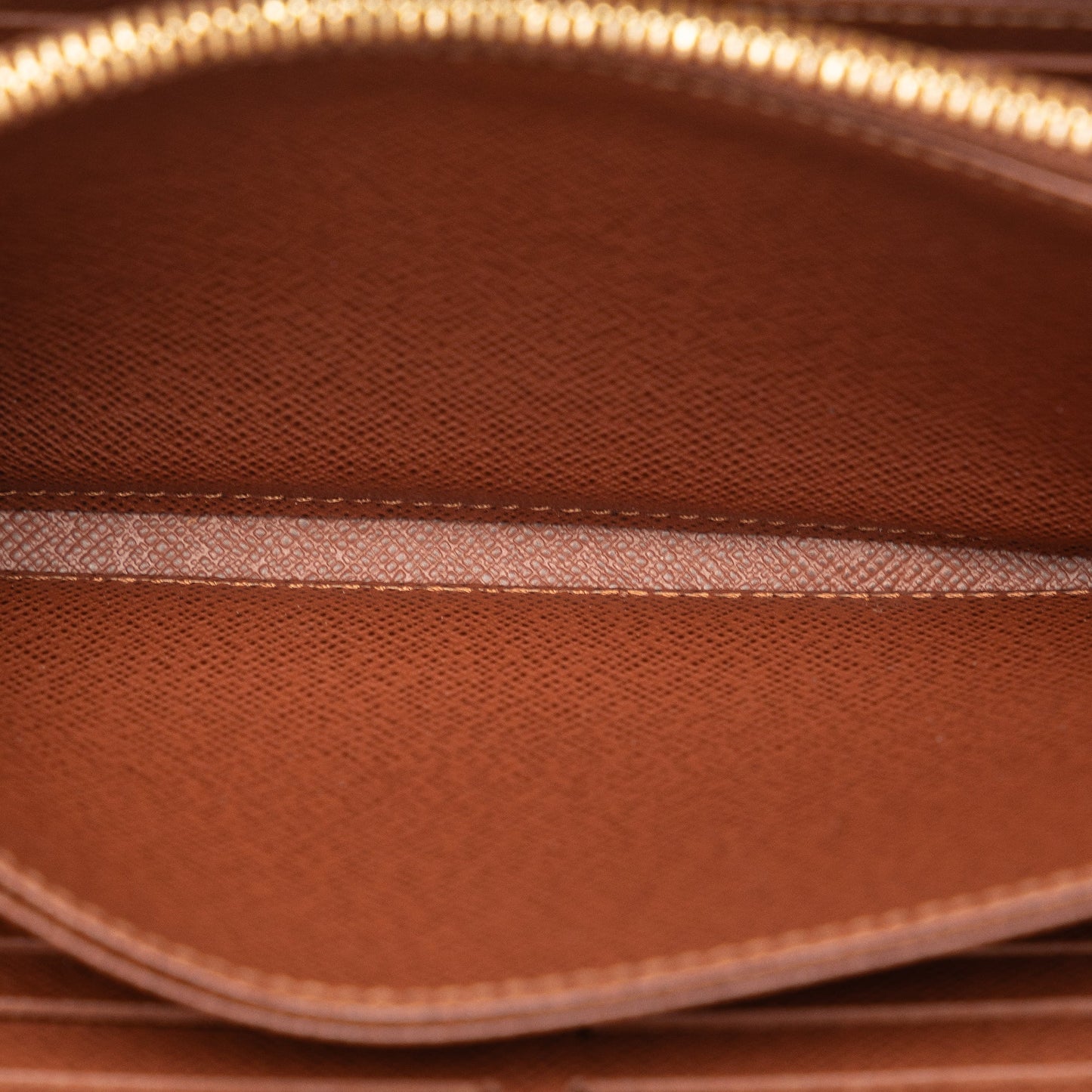 Brown Louis Vuitton Monogram Zippy Wallet