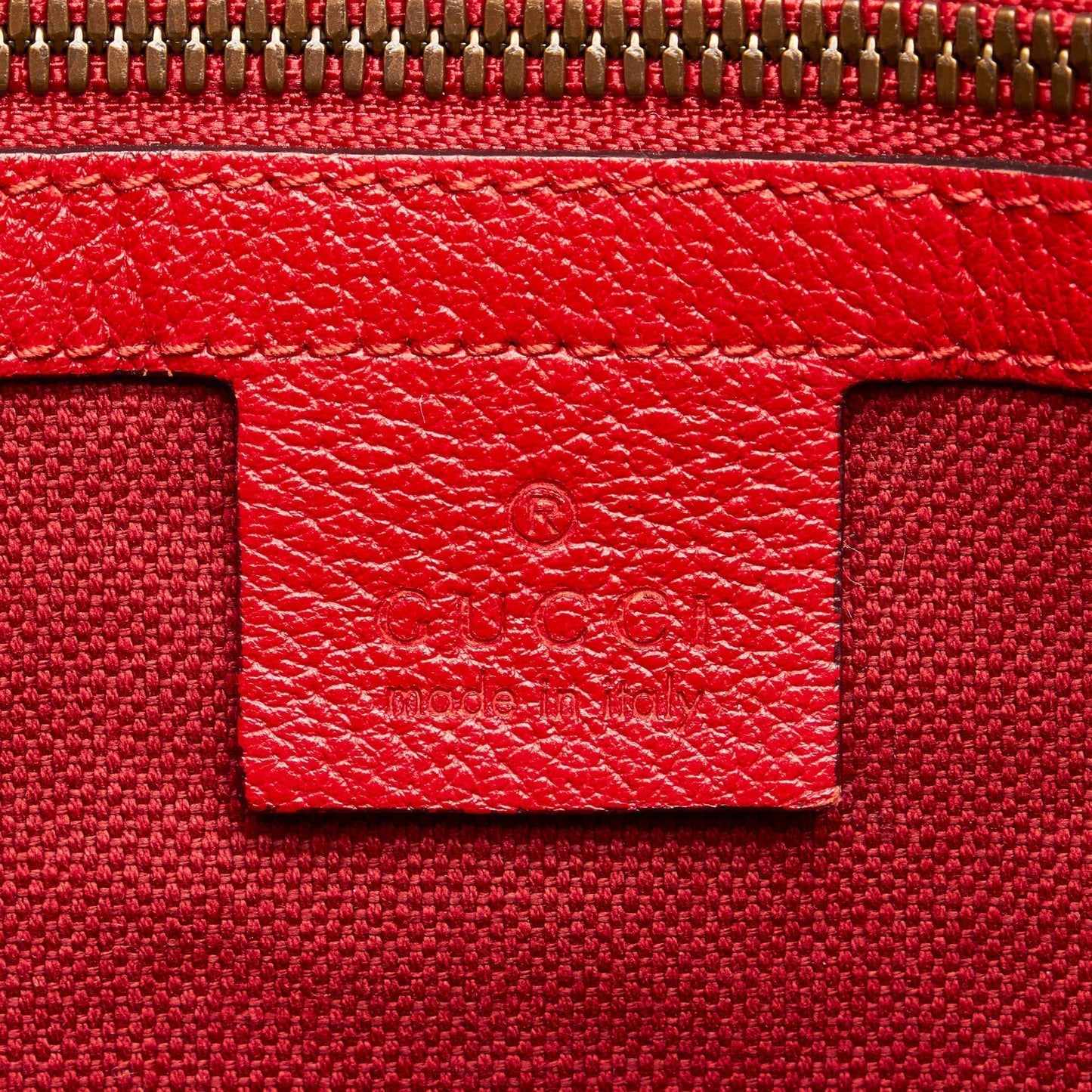 Gucci Sylvie Baiadera Tote Bag Striped Canvas