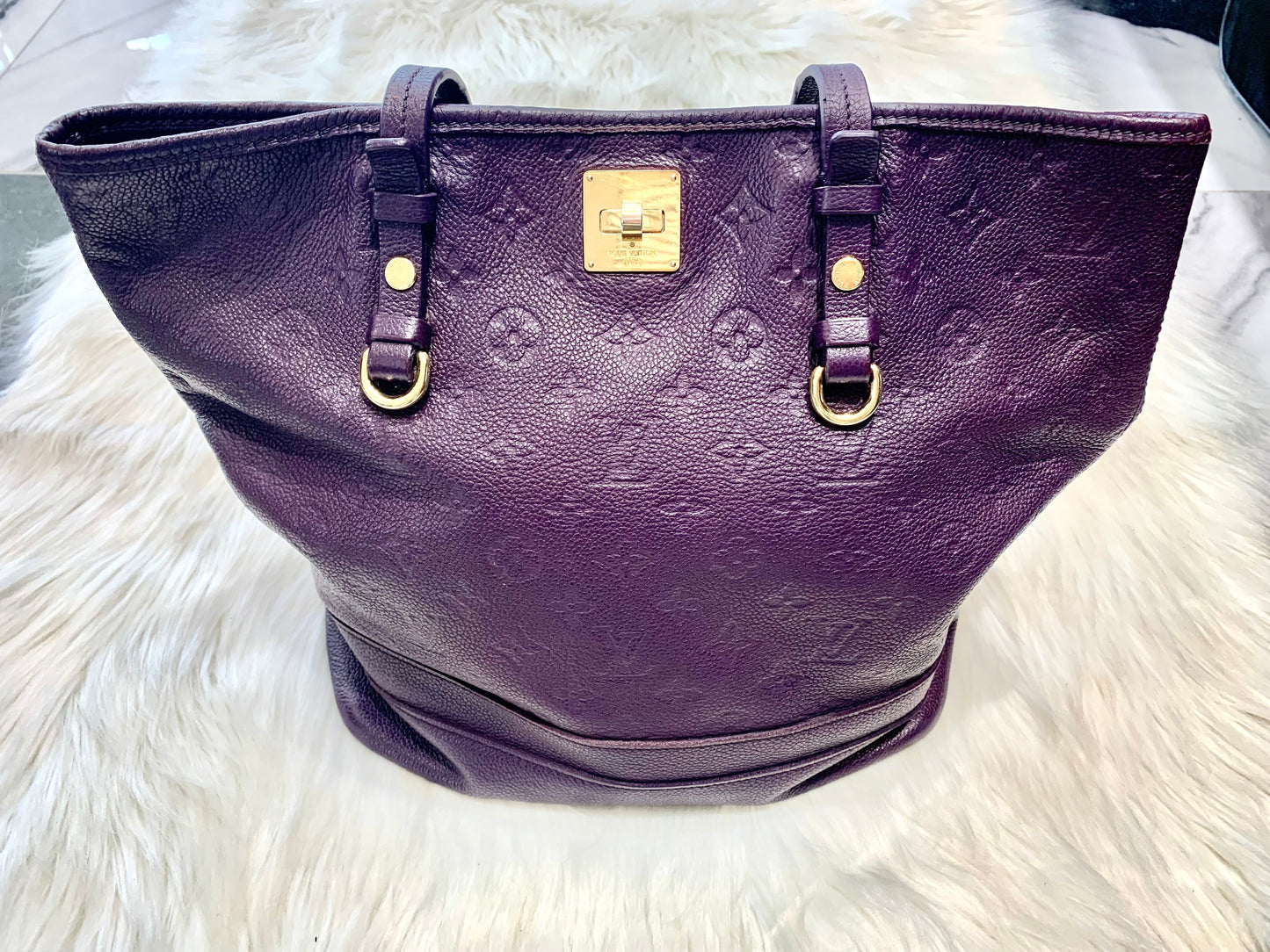 LOUIS VUITTON CITADINE AUBE MONOGRAM EMPREINTE BAG