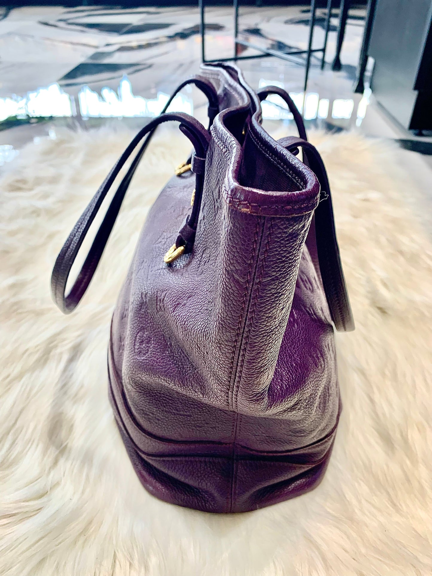LOUIS VUITTON CITADINE AUBE MONOGRAM EMPREINTE BAG