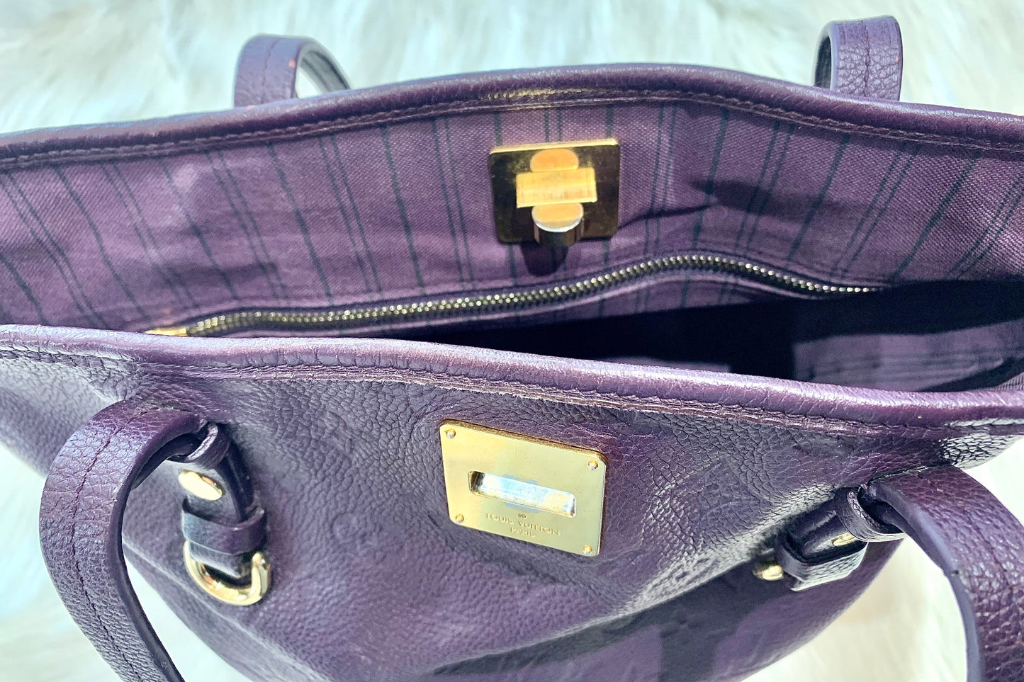 LOUIS VUITTON CITADINE AUBE MONOGRAM EMPREINTE BAG