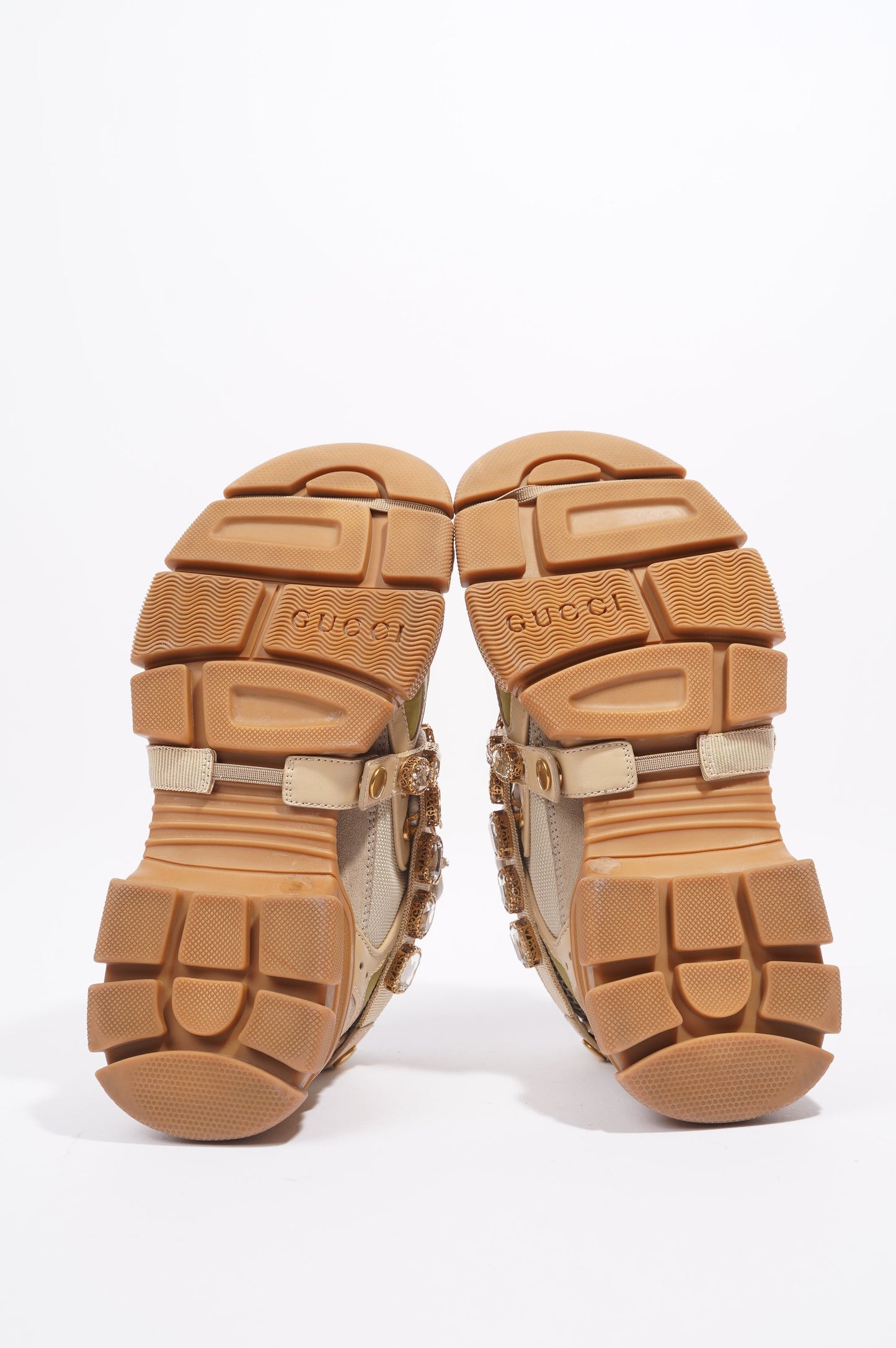 Gucci SEGA Beige / Brown Mesh EU 38 UK 5