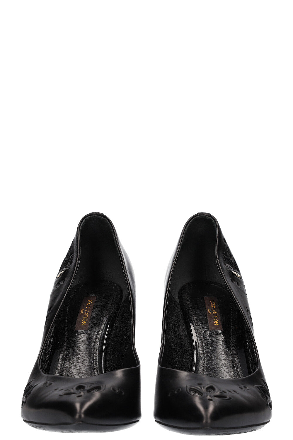 LOUIS VUITTON Flower Pumps Black