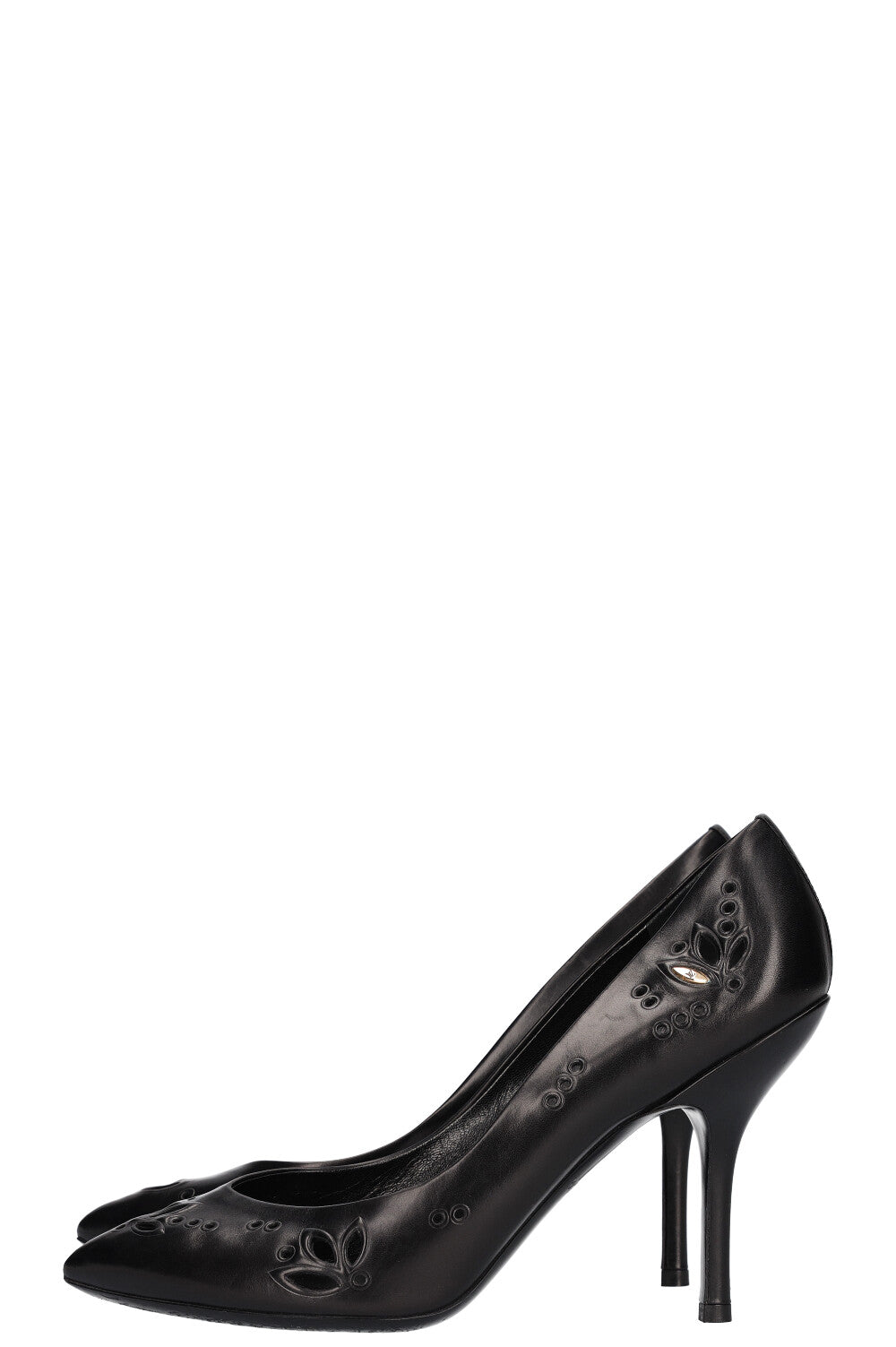 LOUIS VUITTON Flower Pumps Black