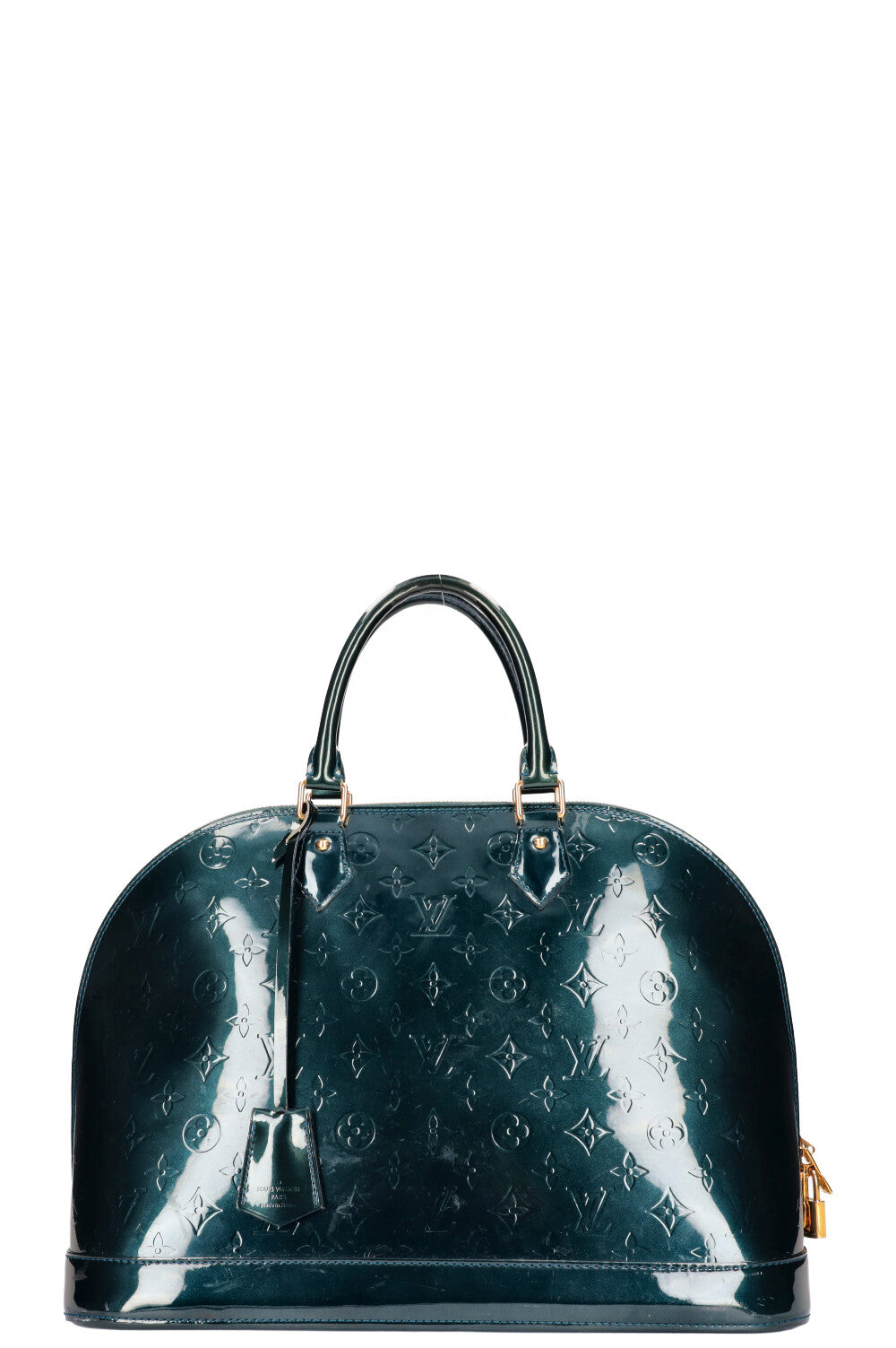 LOUIS VUITTON Alma GM MNG Vernis Petrol