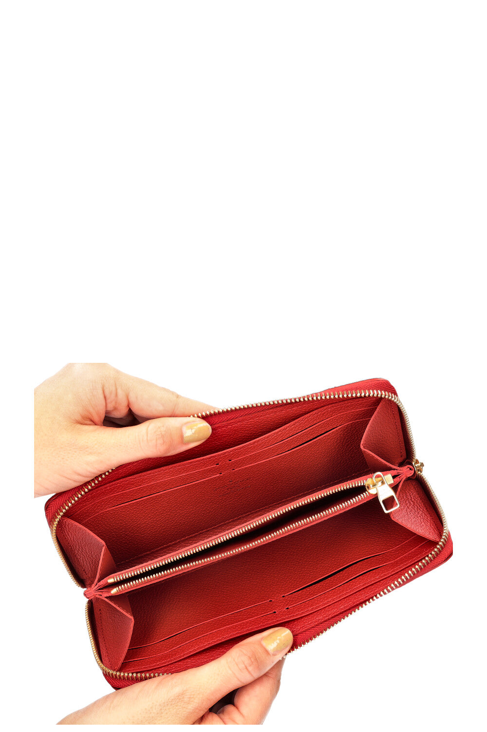 LOUIS VUITTON Clemence Wallet MNG Empreinte Blue